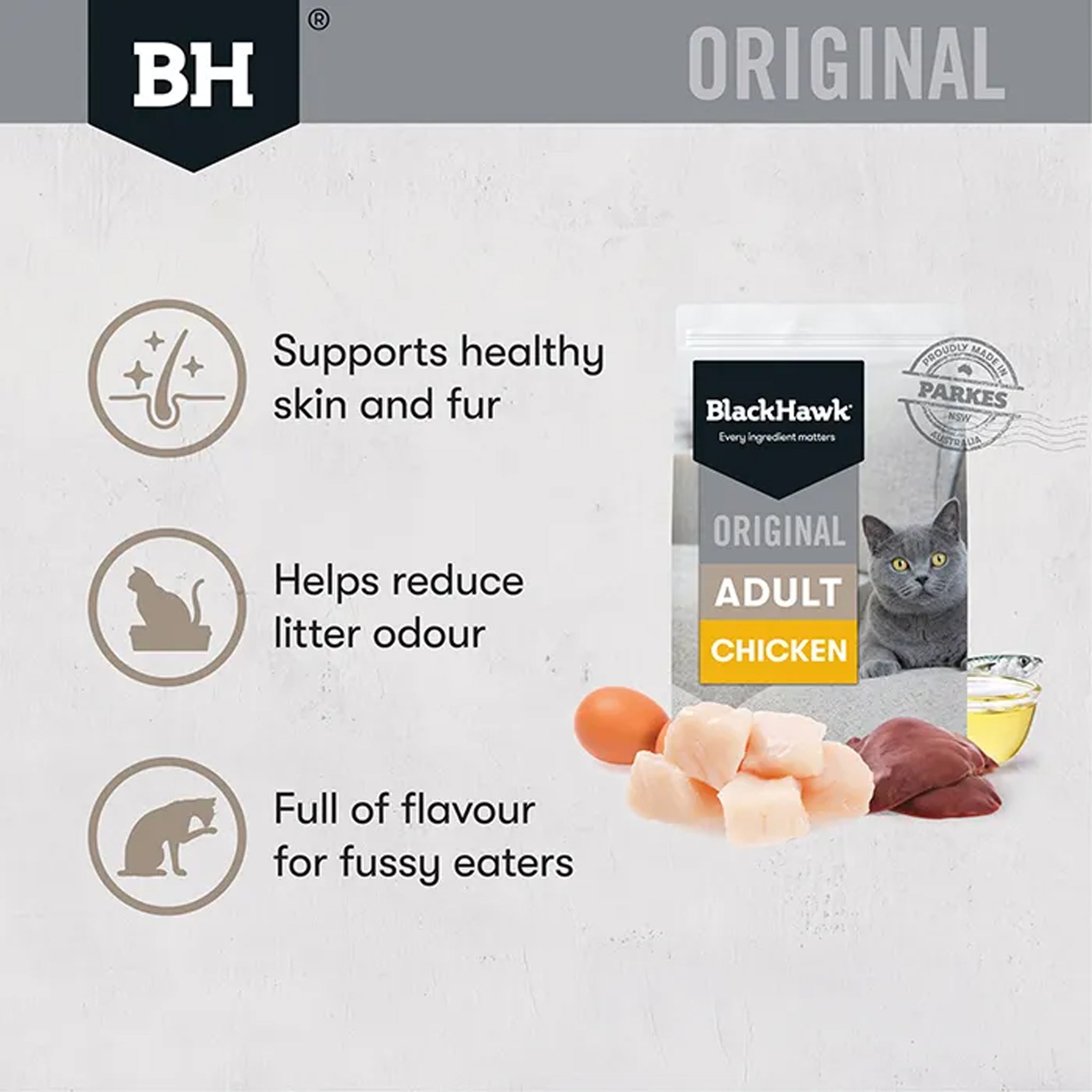 Black Hawk Original Adult Chicken Dry Cat Food