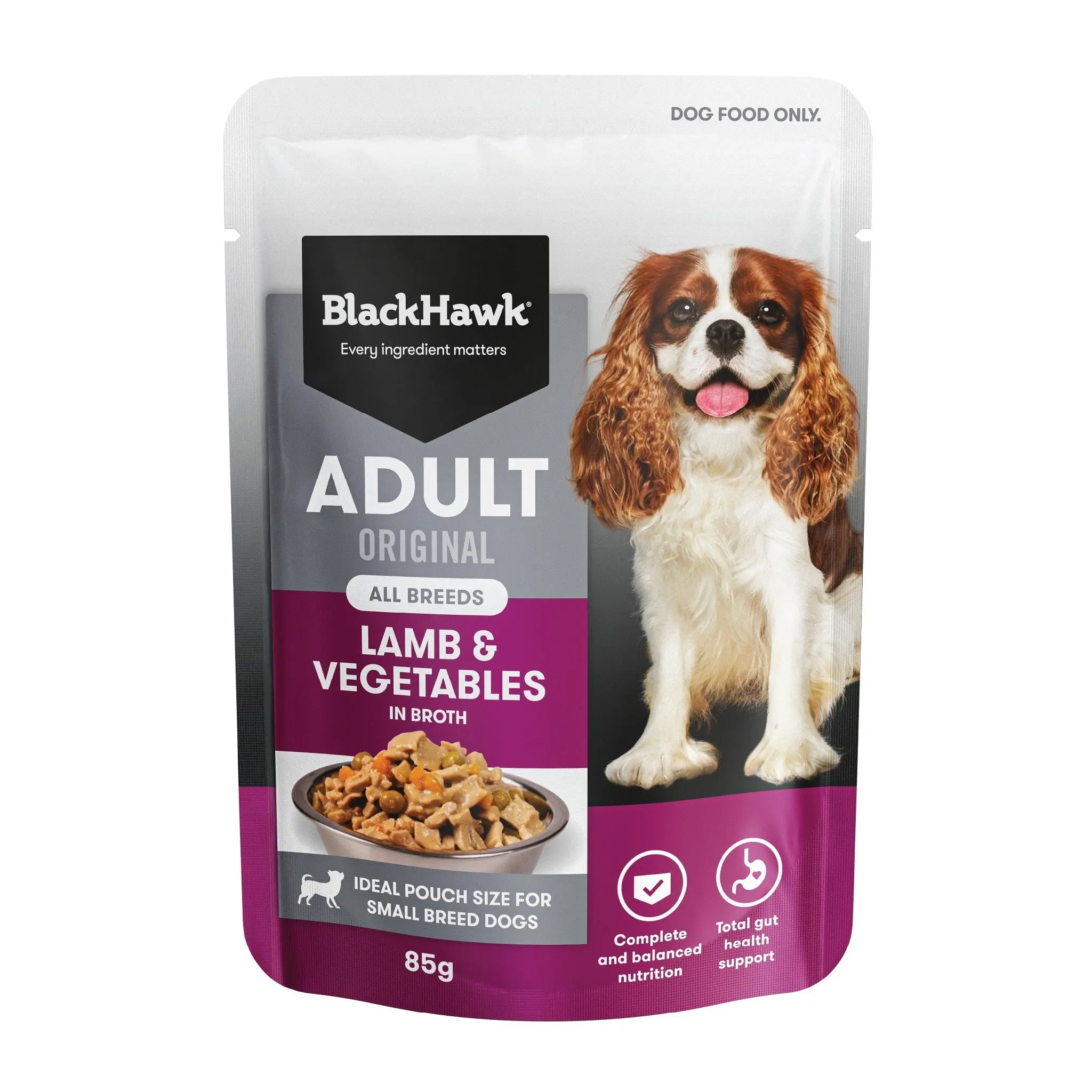 Black Hawk Original Adult Wet Dog Food 85g – 12 Pack