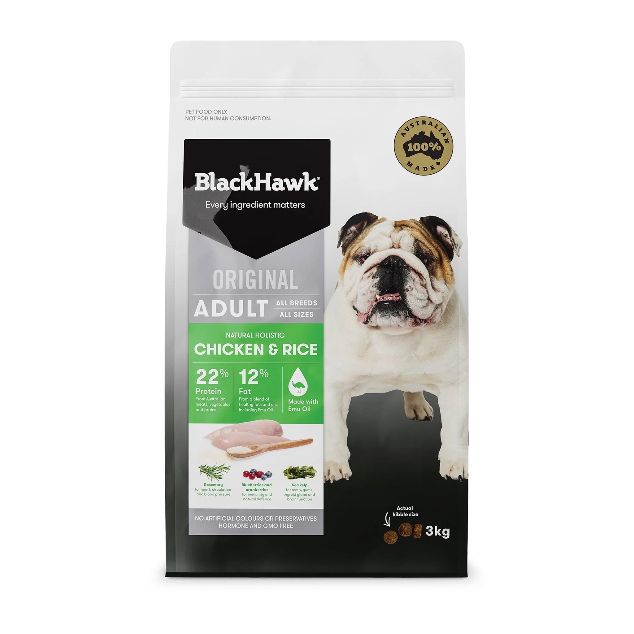 Black Hawk Adult Chicken & Rice Dry Dog Food