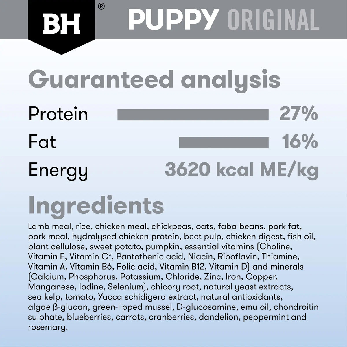 Black Hawk Puppy Large Breed Lamb and Rice Dry Dog Food