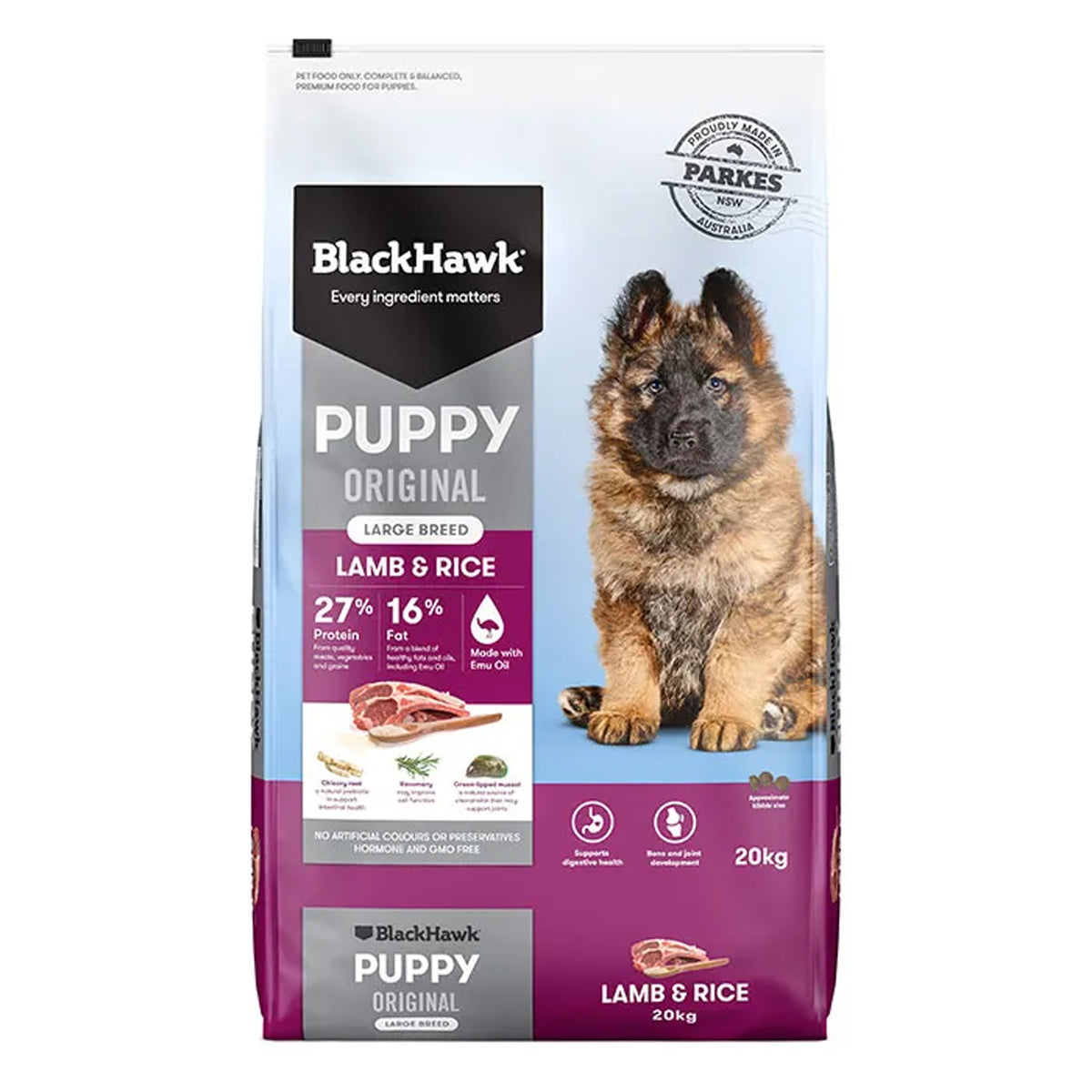 Black Hawk Puppy Large Breed Lamb and Rice Dry Dog Food