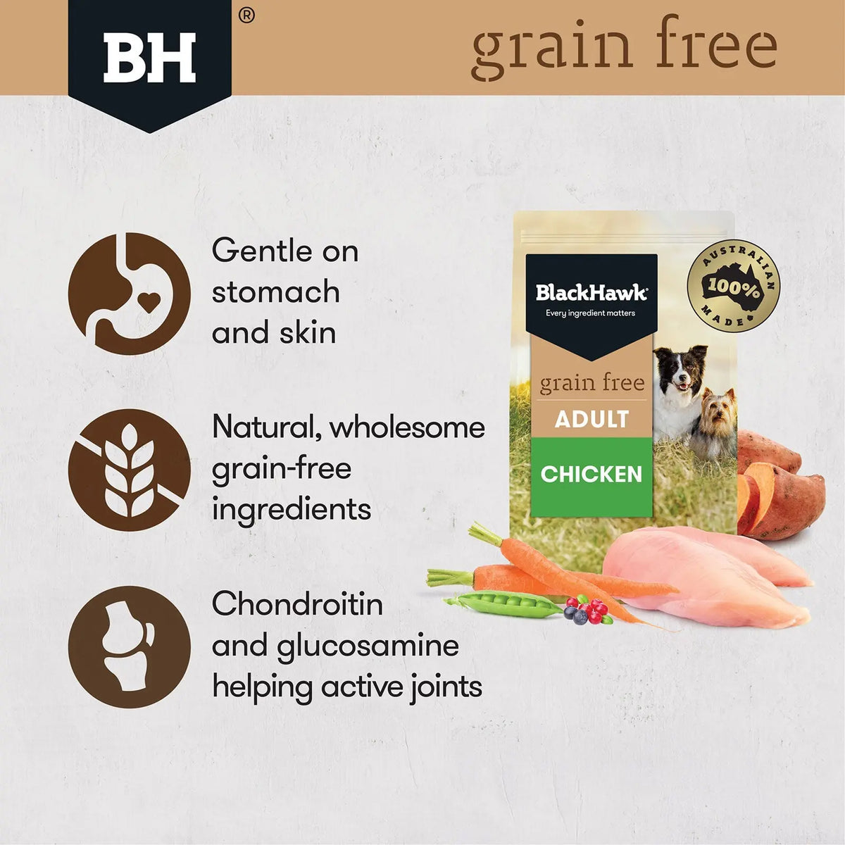 Black Hawk Grain Free - Chicken