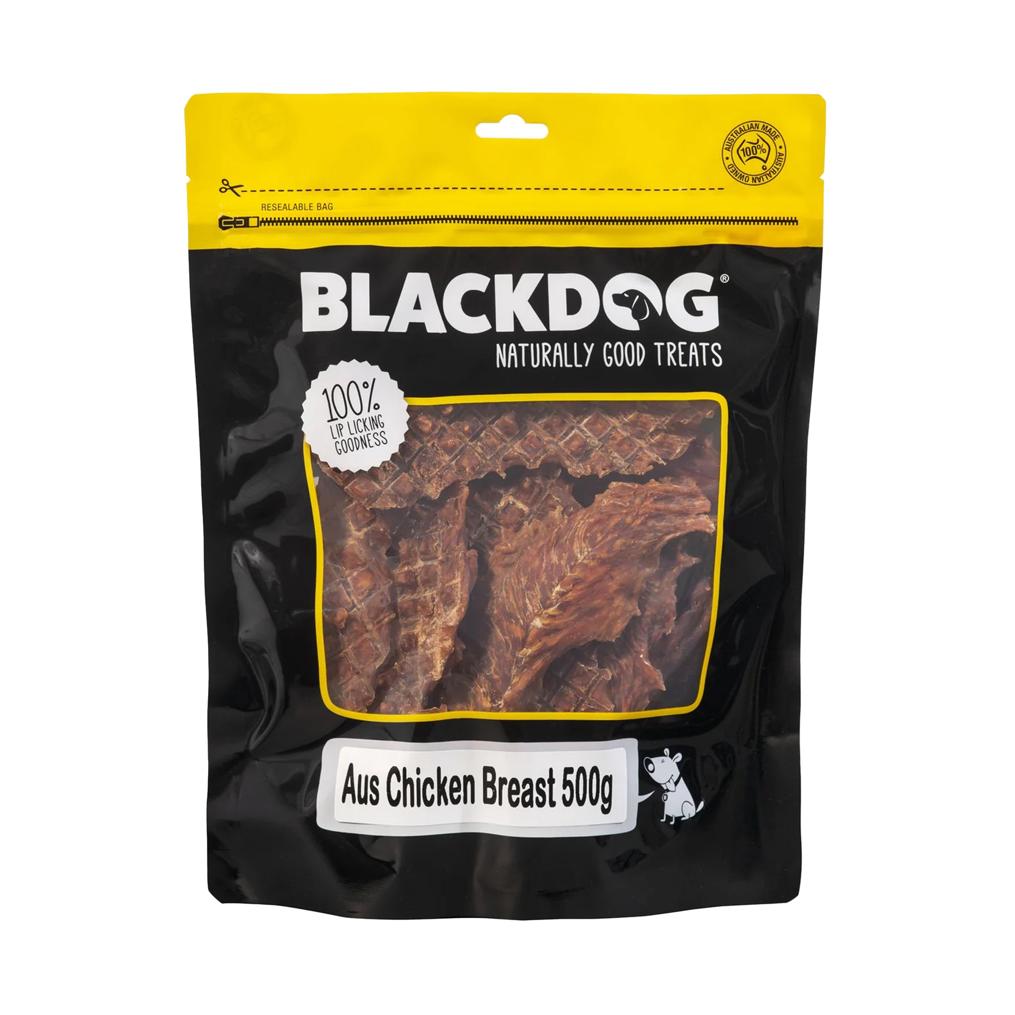 Blackdog Australian Chicken Breast Dog Treat 500g