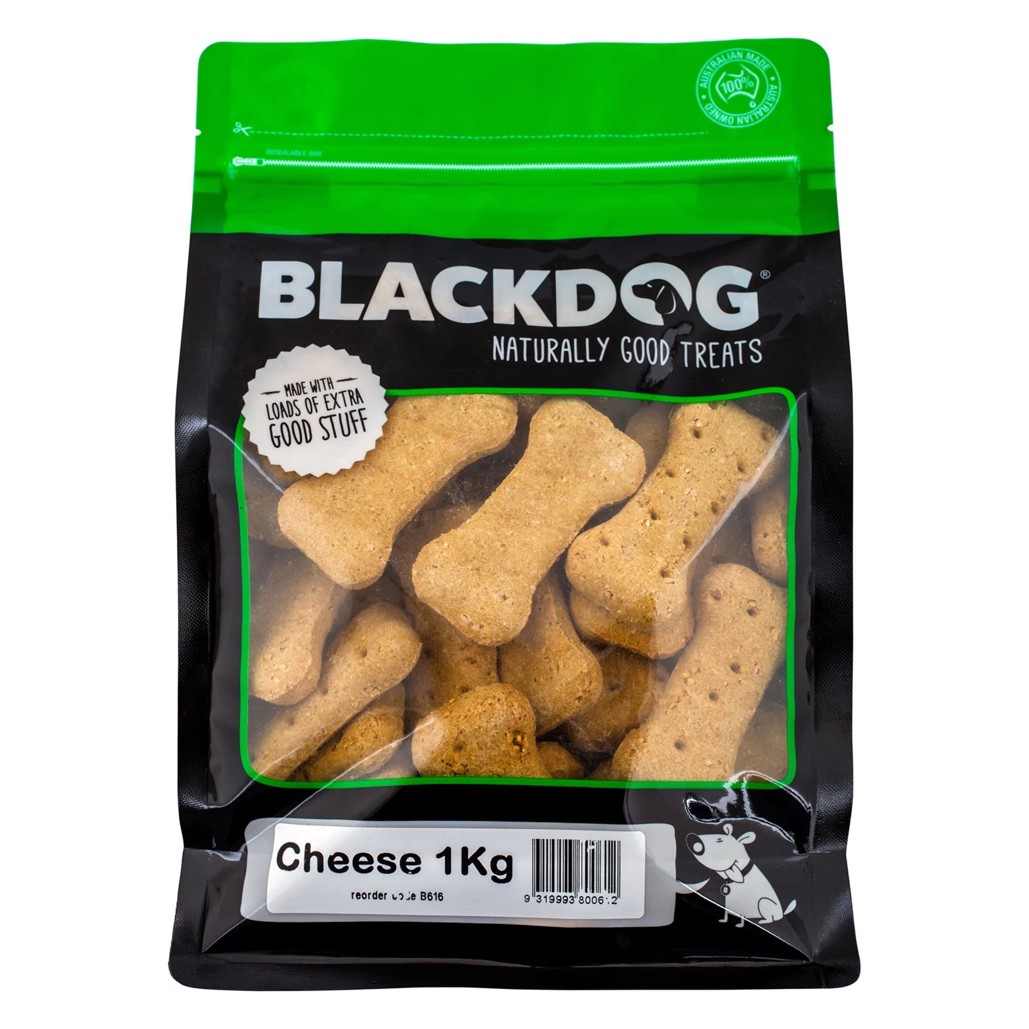 Blackdog Cheese Biscuits Dog Treats 1kg