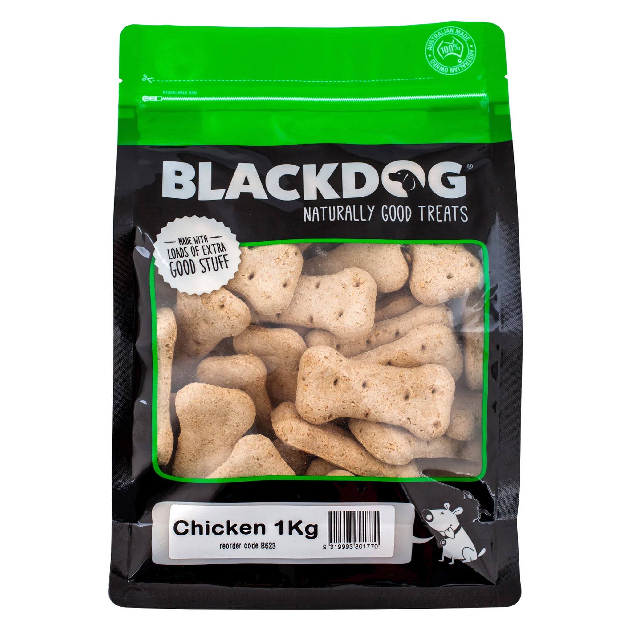 Blackdog Chicken Biscuits Dog Treats 1kg