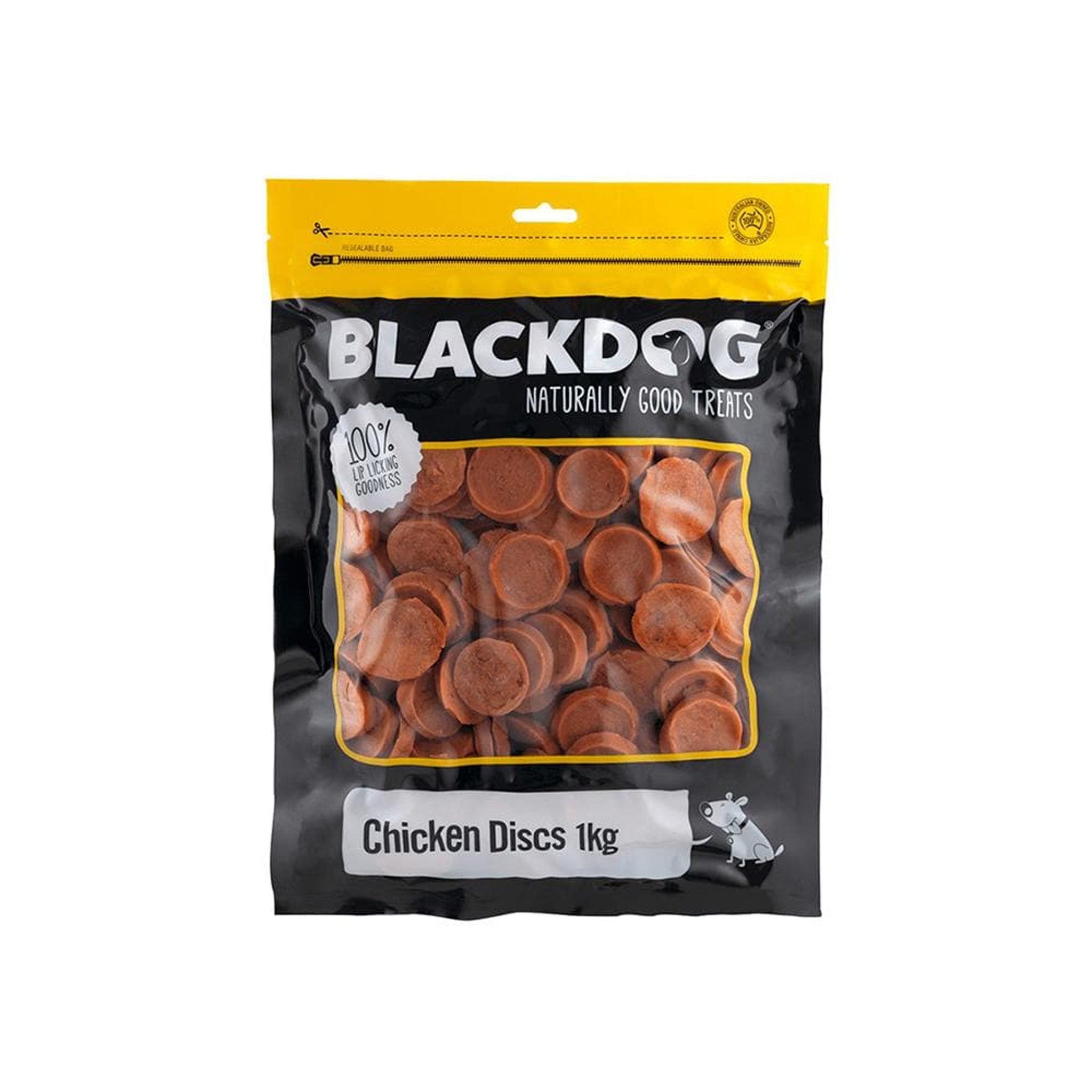 Blackdog Chicken Discs Dog Treats 1kg
