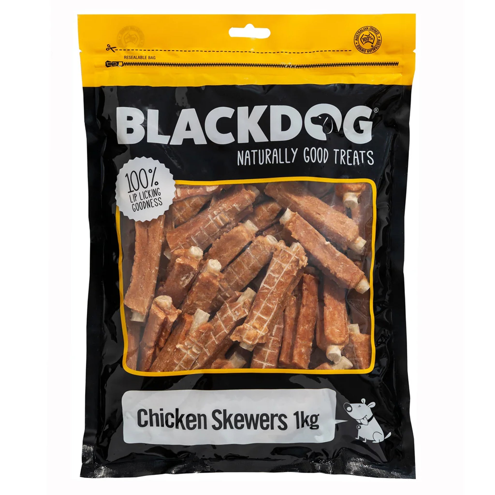 Blackdog Chicken Skewers Dog Treats 1kg