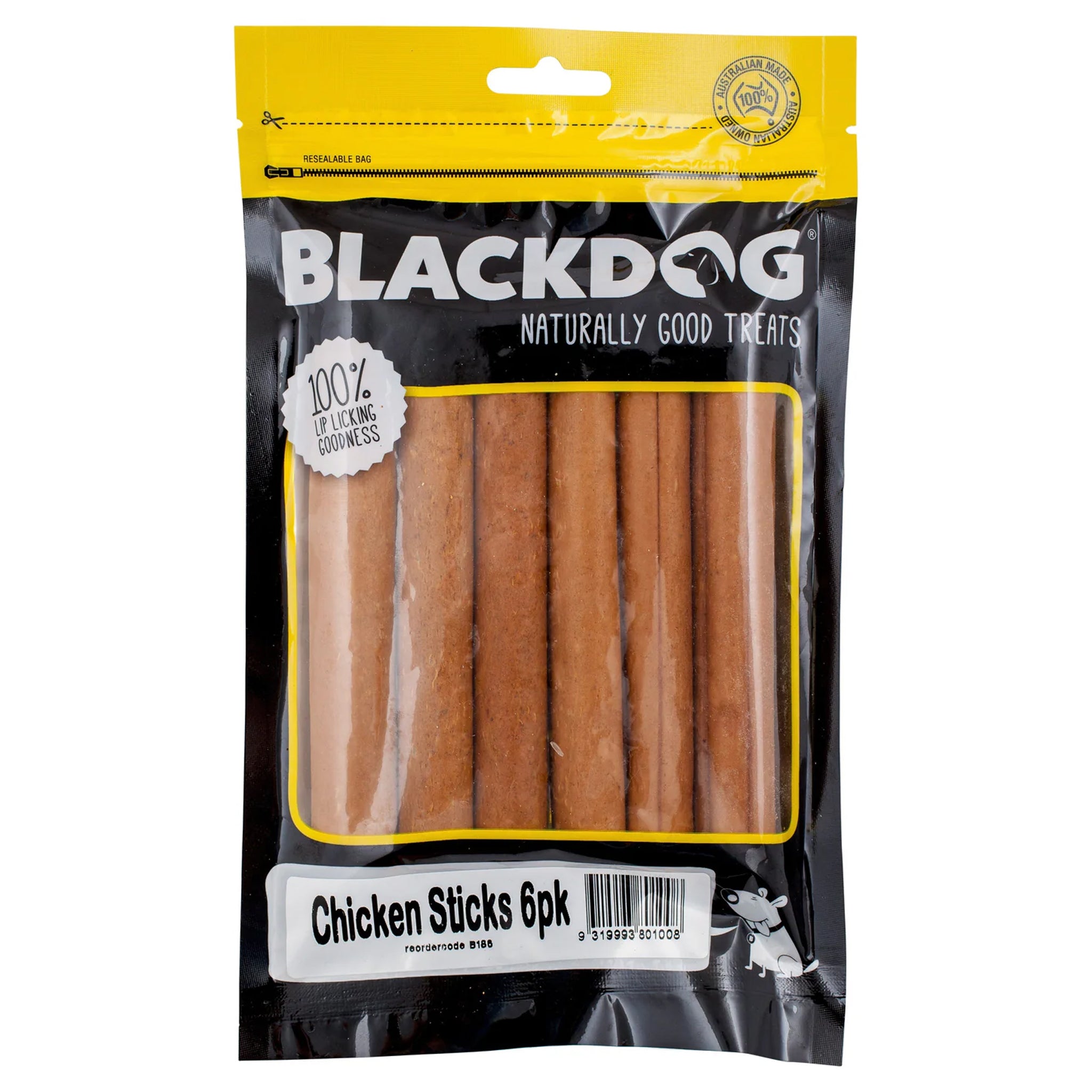 Blackdog Chicken Sticks Dog Treats - 6 Pack