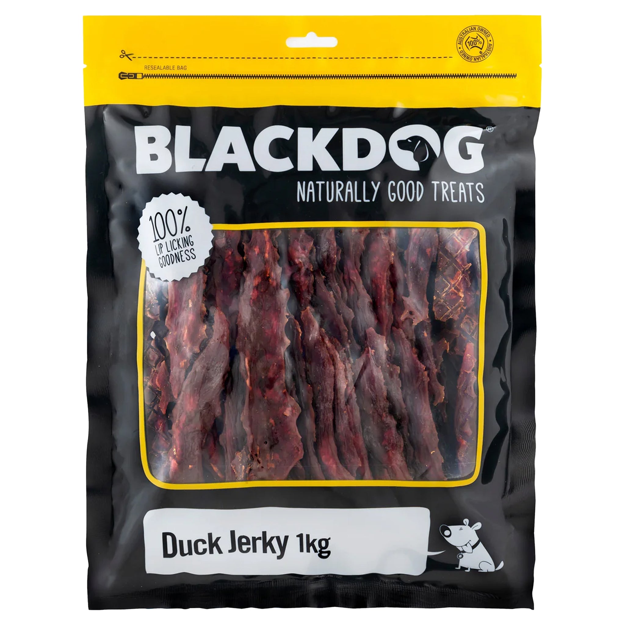 Blackdog Duck Jerky Dog Treats 1kg