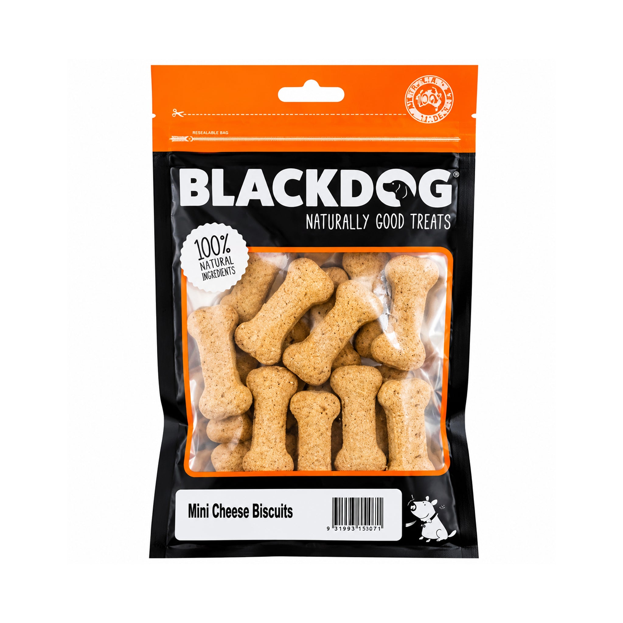 Blackdog Mini Cheese Biscuits Dog Treats 150g