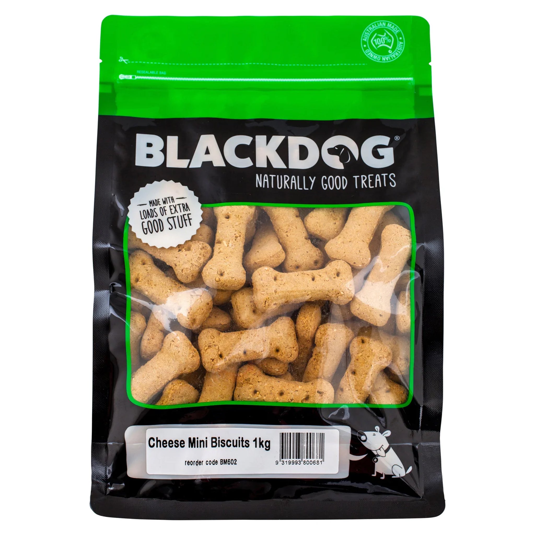 Blackdog Mini Cheese Biscuits Dog Treats 1kg