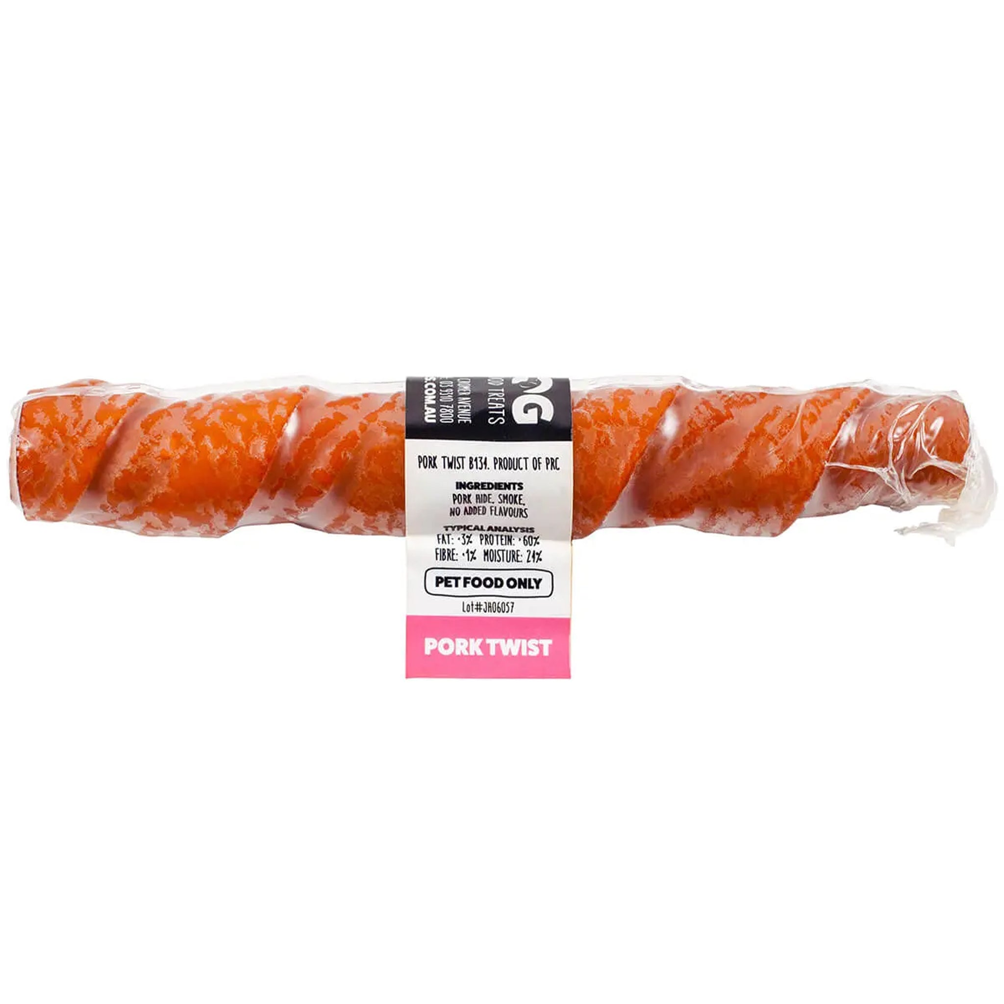 Blackdog Pork Twists Dog Treats