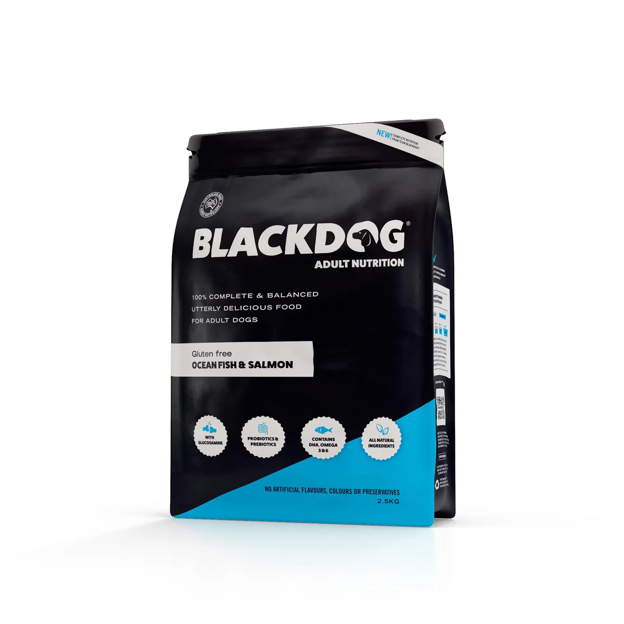 Blackdog Adult Salmon, Ocean Fish, Rice & Vegetables Dry Dog Food