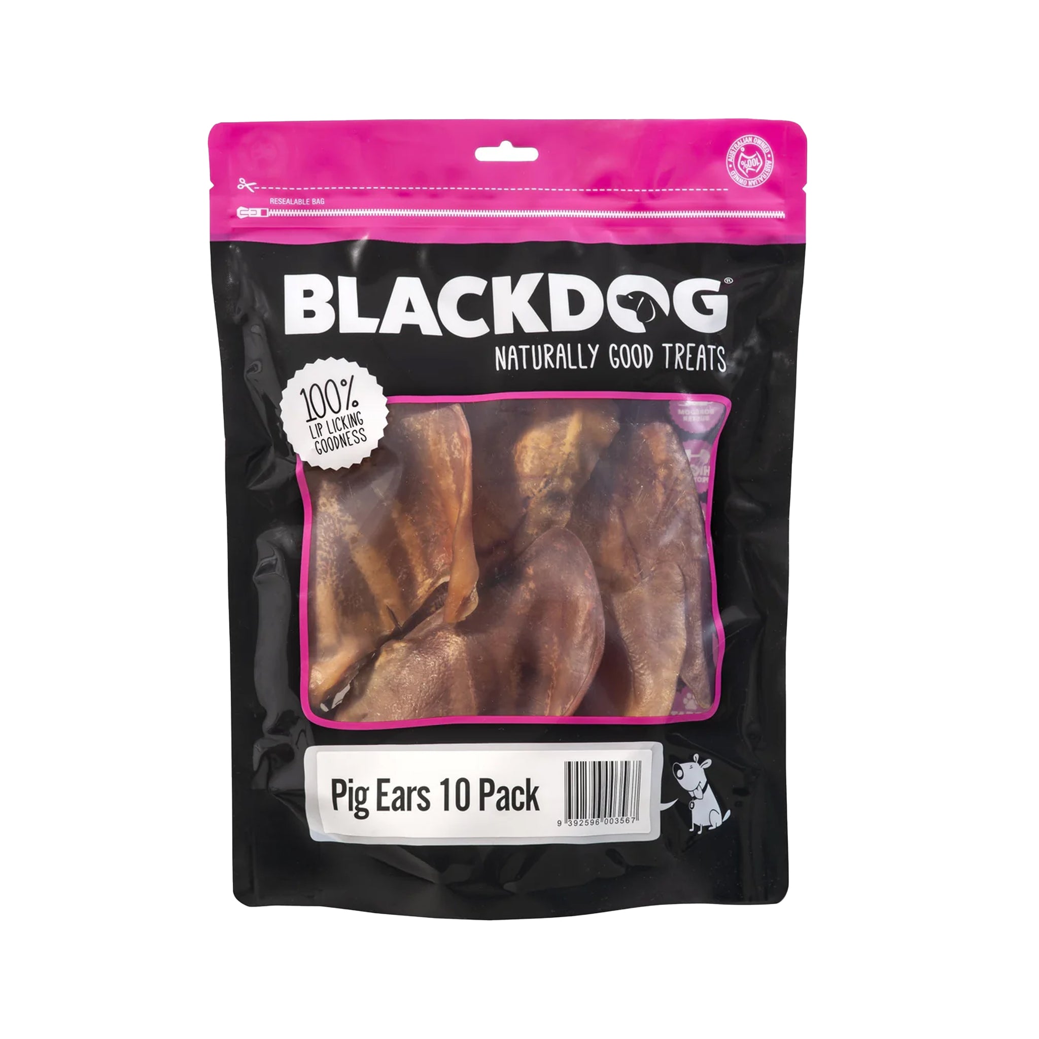 Blackdog Pig Ears Dog Treats