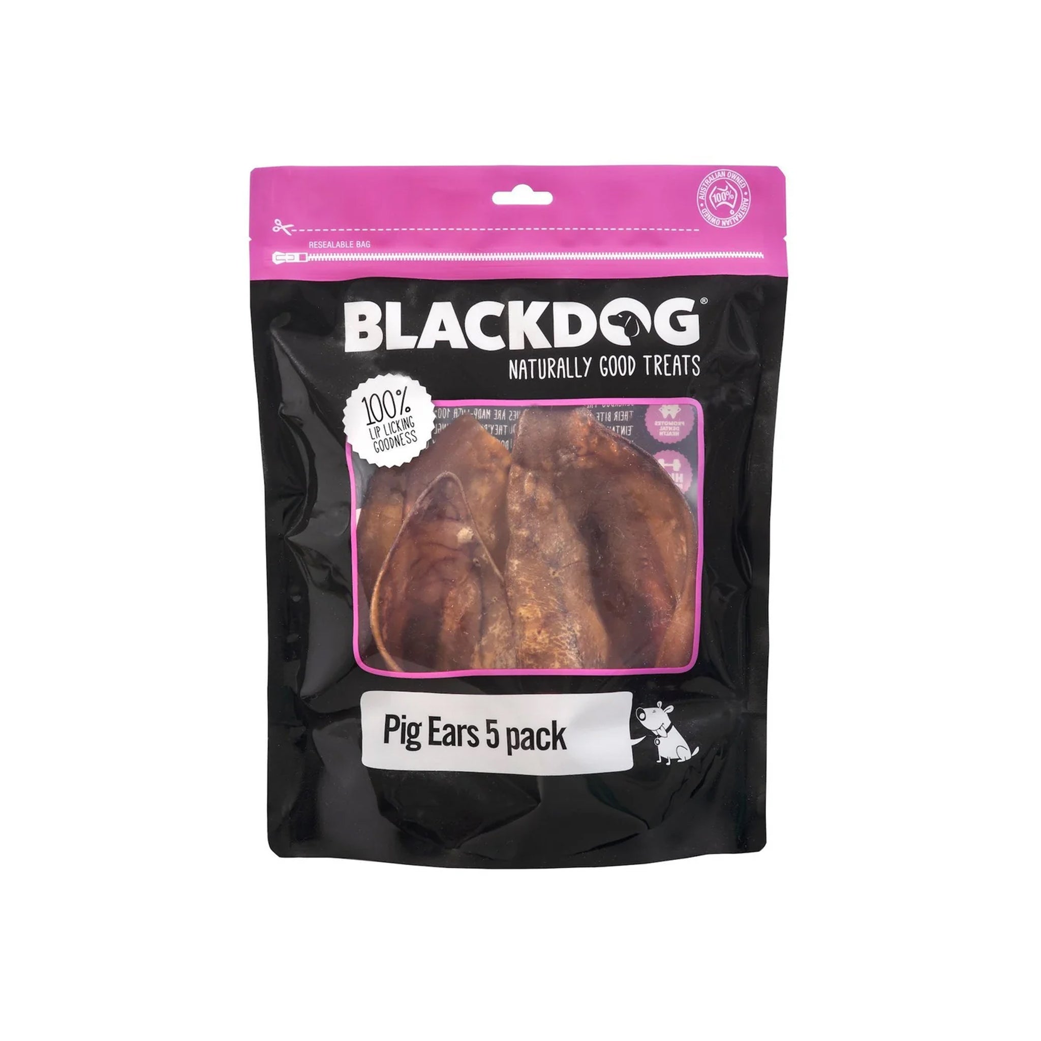 Blackdog Pig Ears Dog Treats