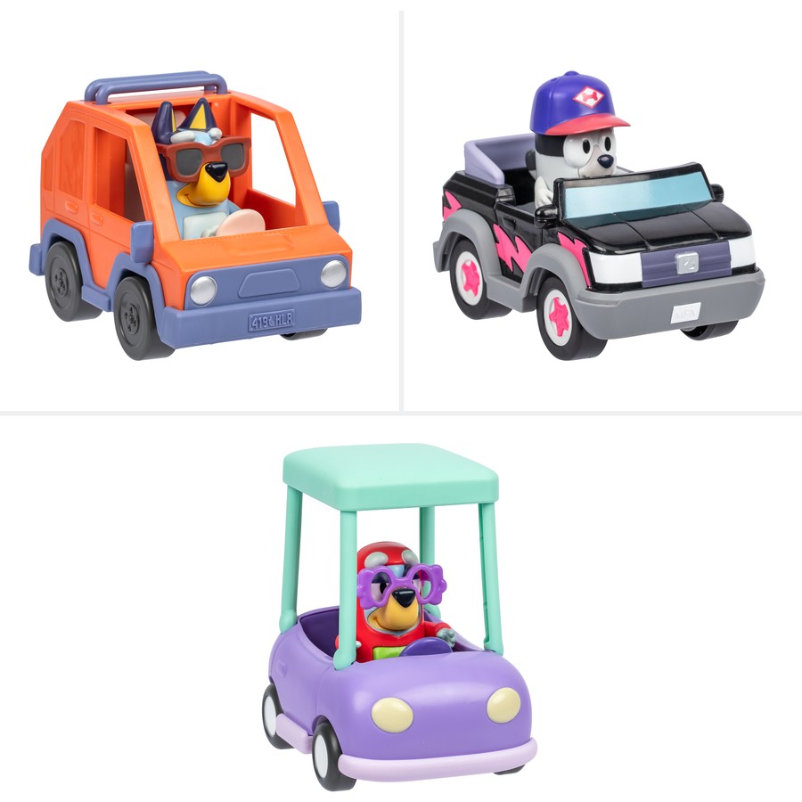 Bluey Basic Vehicle & Figure assorted