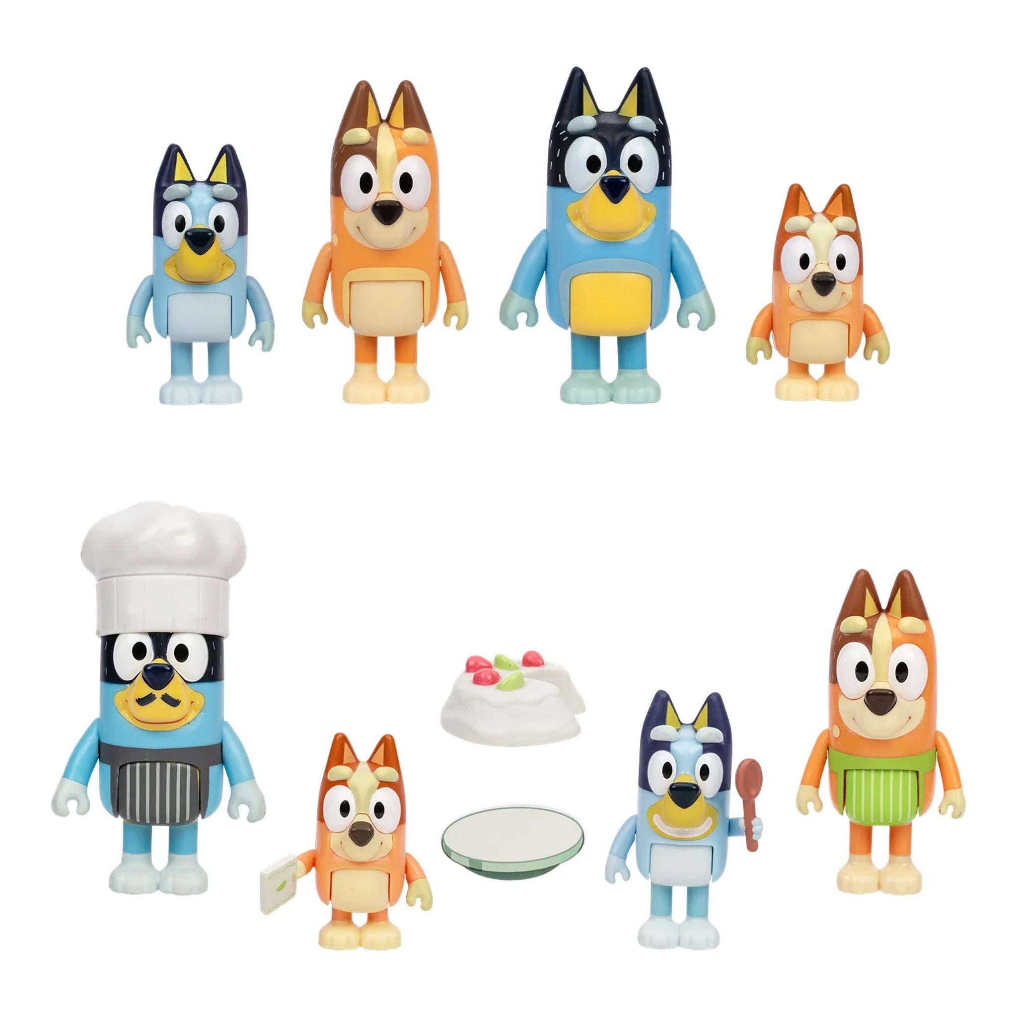 Bluey Series 13 Figure 4 Pack assorted