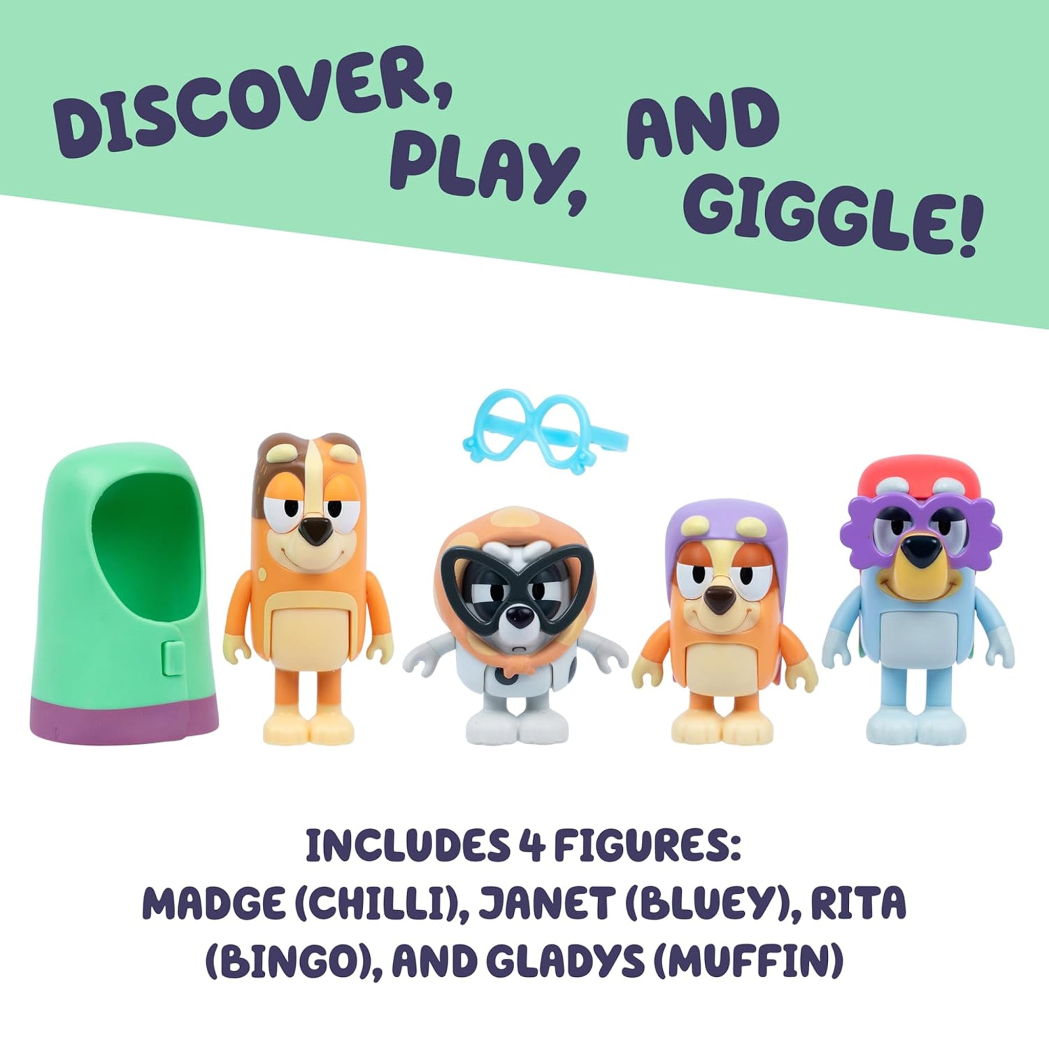 Bluey Series 14 Figure 4 Pack Grannies assorted