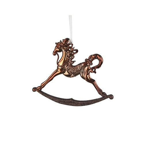 Bronze Rocking Horse Tree Deco