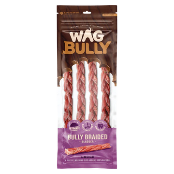 WAG Bully Braided 4pk