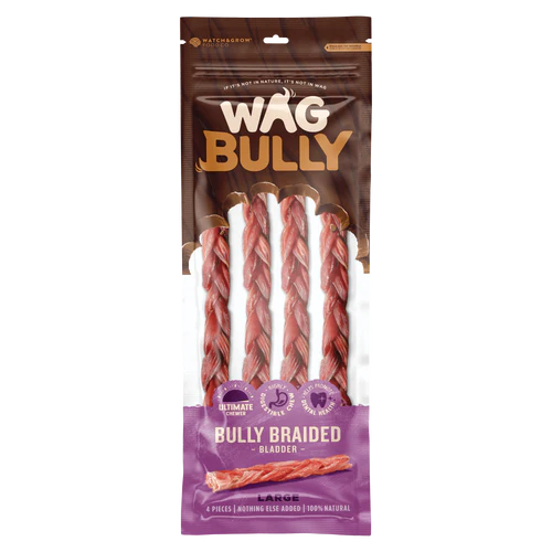 WAG Bully Braided 4pk