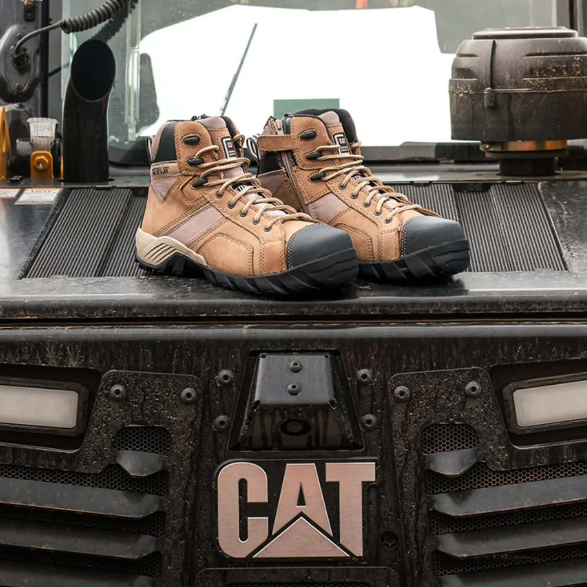 CAT Argon Steel Toe Zip Boot