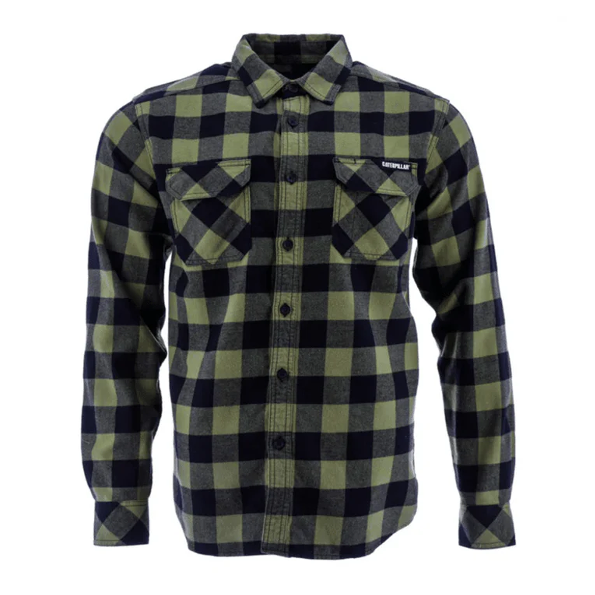 CAT Buffalo Check Plaid Work Shirt xx