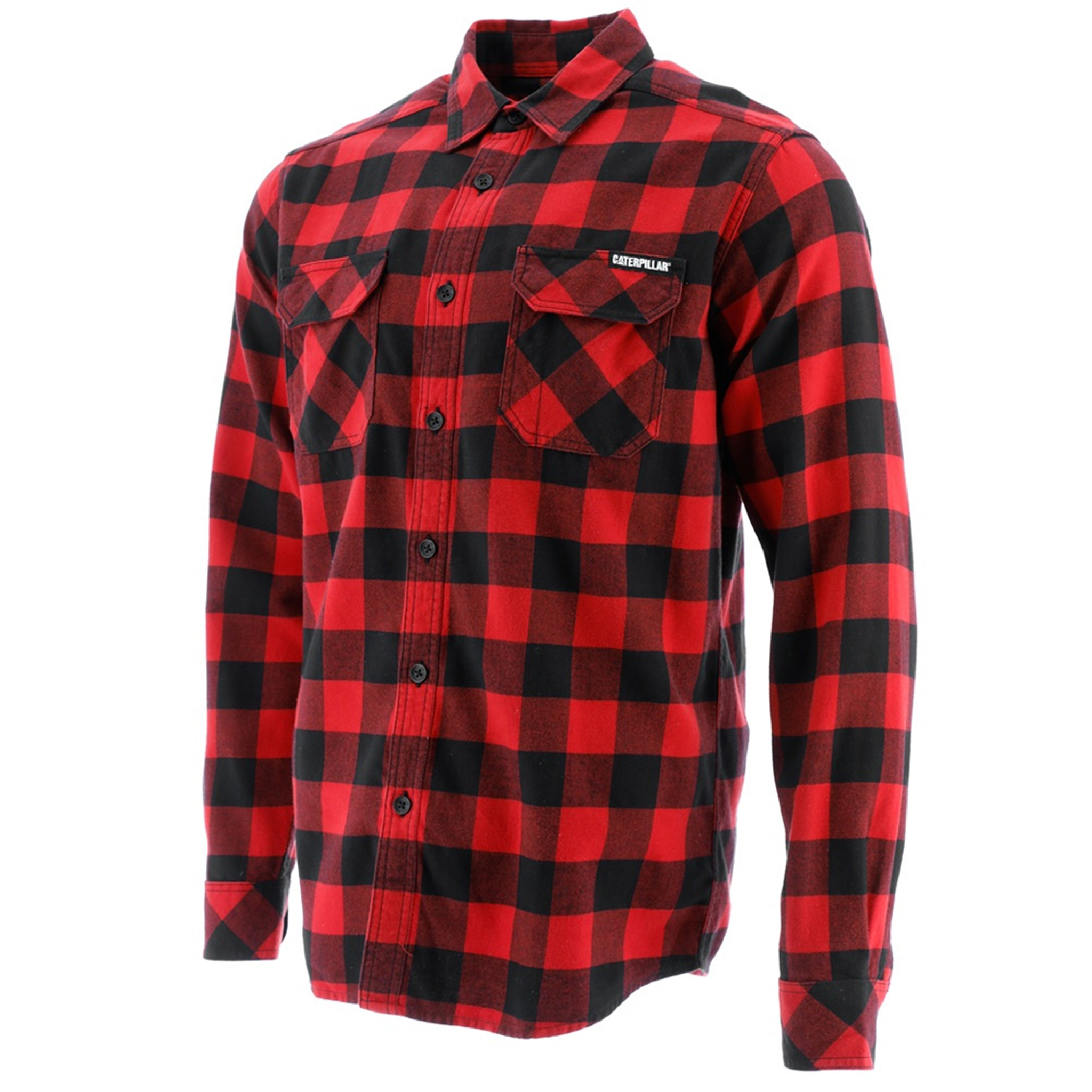 CAT Buffalo Check Plaid Work Shirt xx