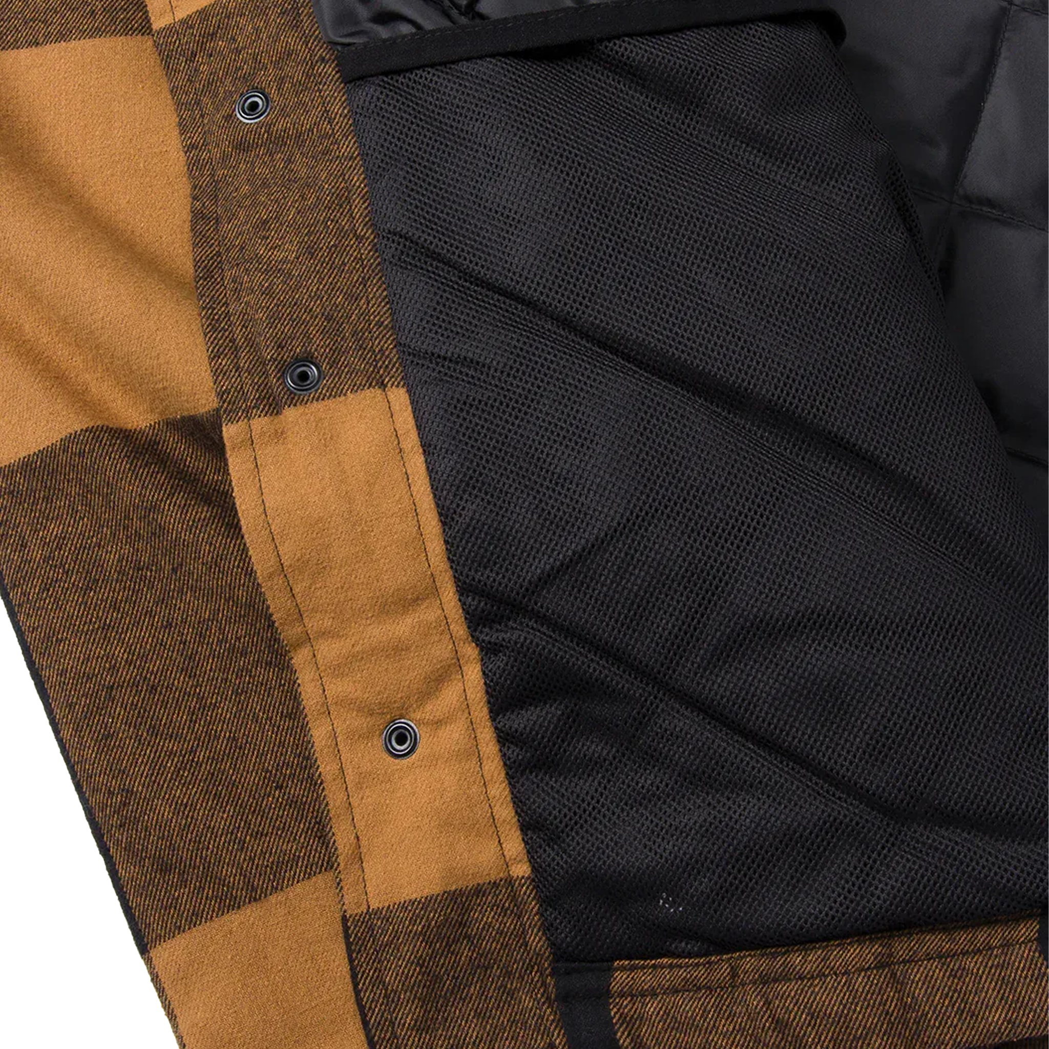 CAT Hooded Flannel Shirt Jacket