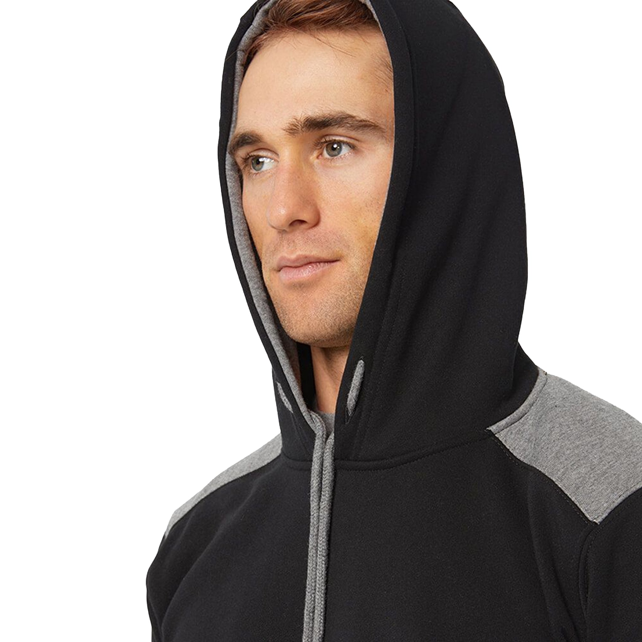 CAT Logo Panel Hooded Sweatshirt