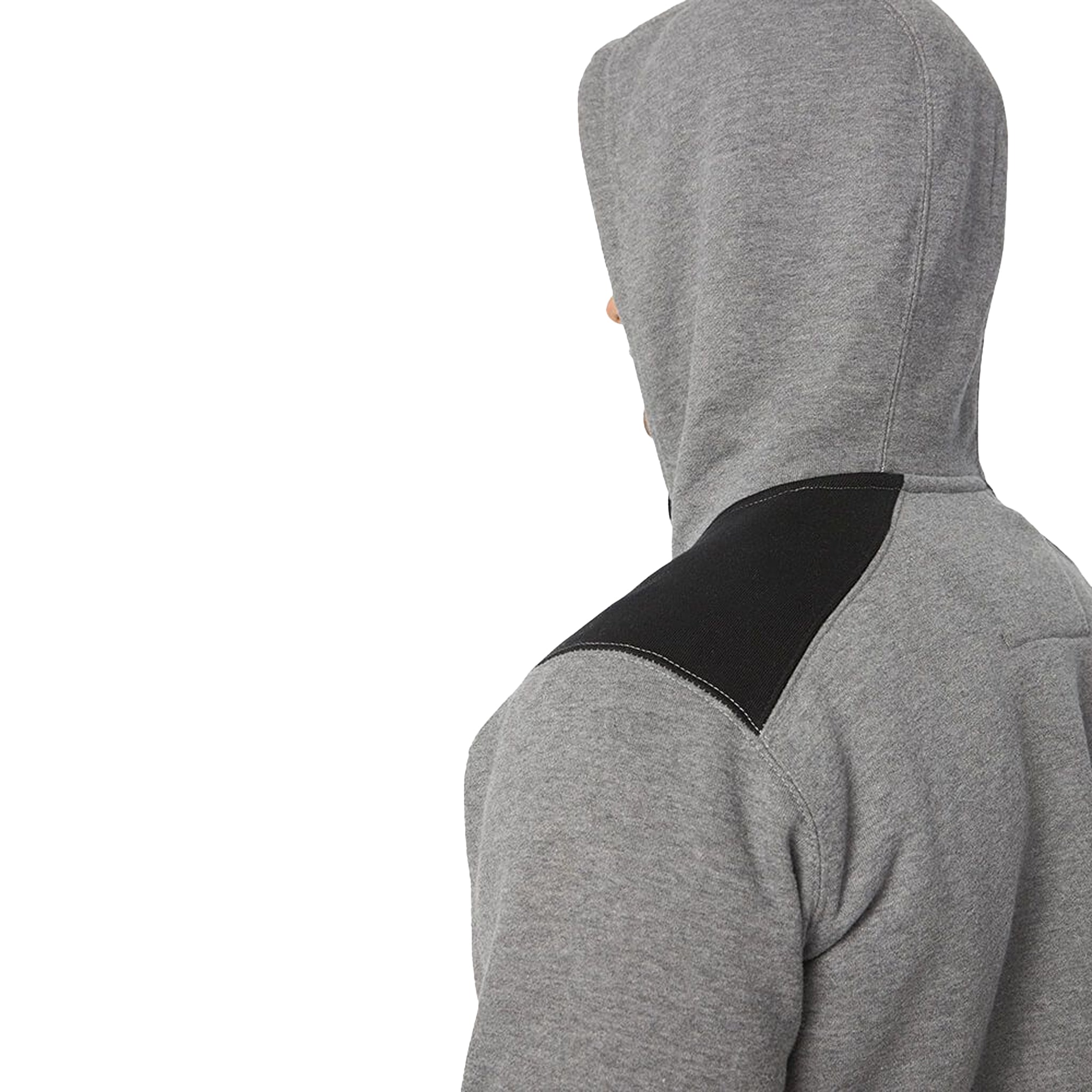 CAT Logo Panel Hooded Sweatshirt