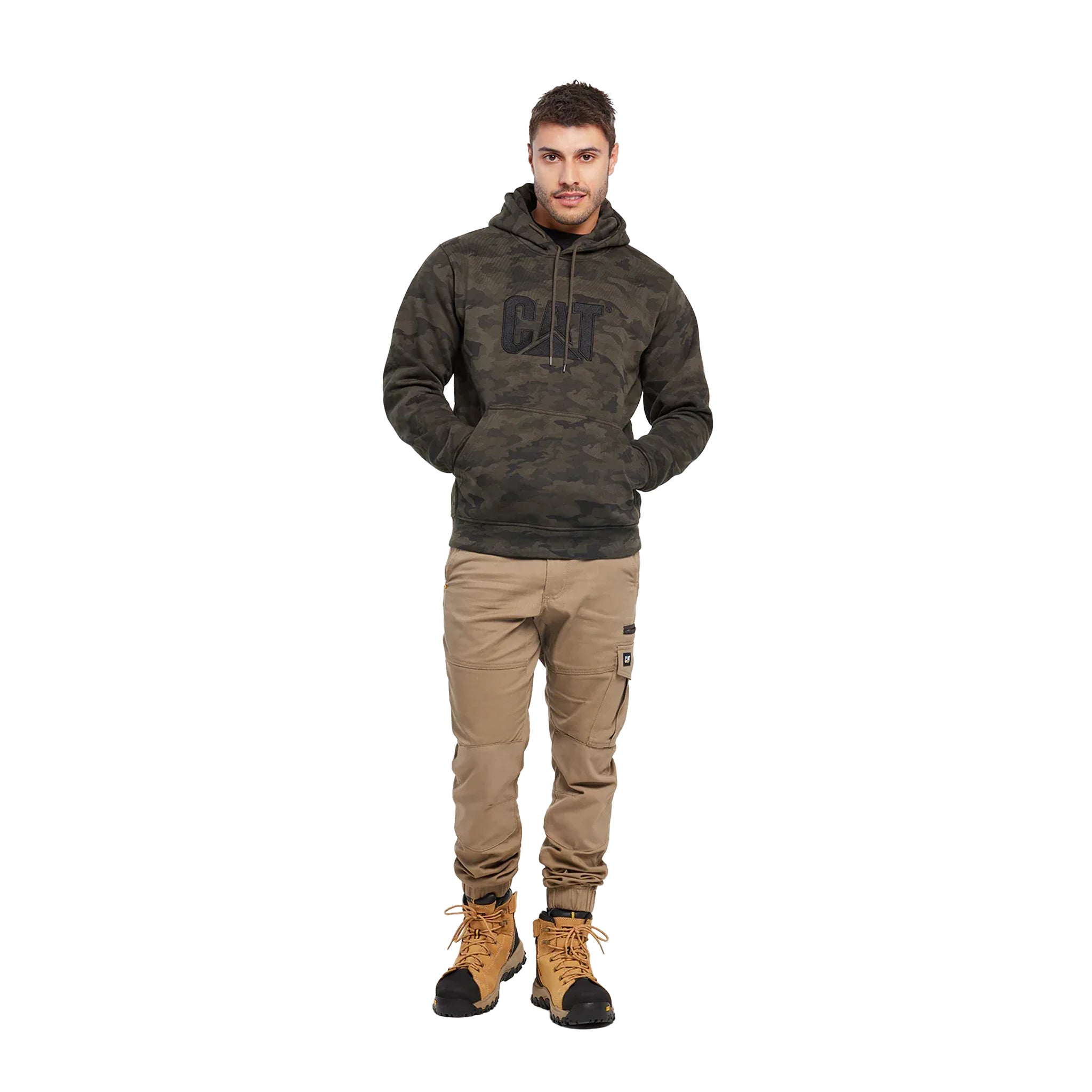 CAT Trademark Hooded Sweat