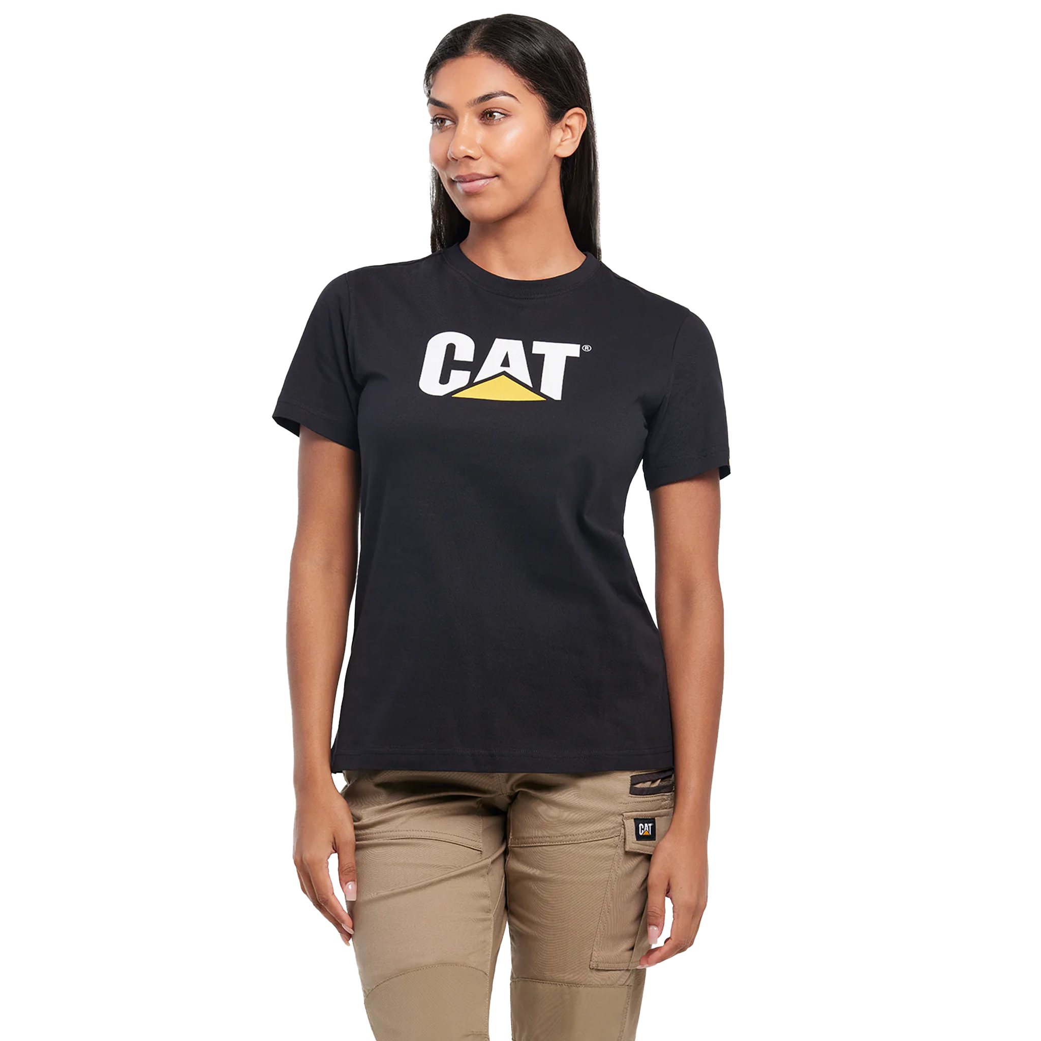 CAT Womens TM Logo Tee