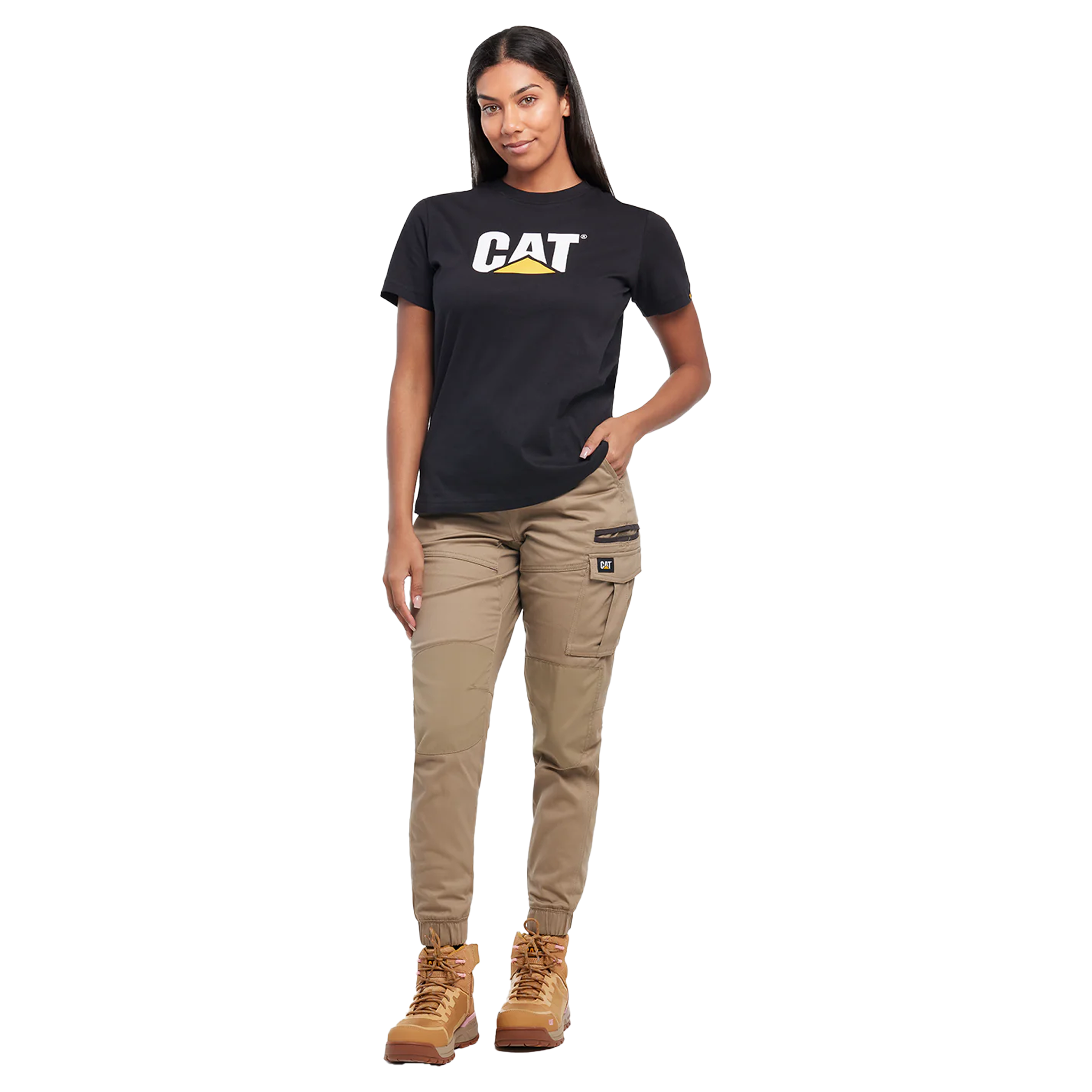 CAT Womens TM Logo Tee