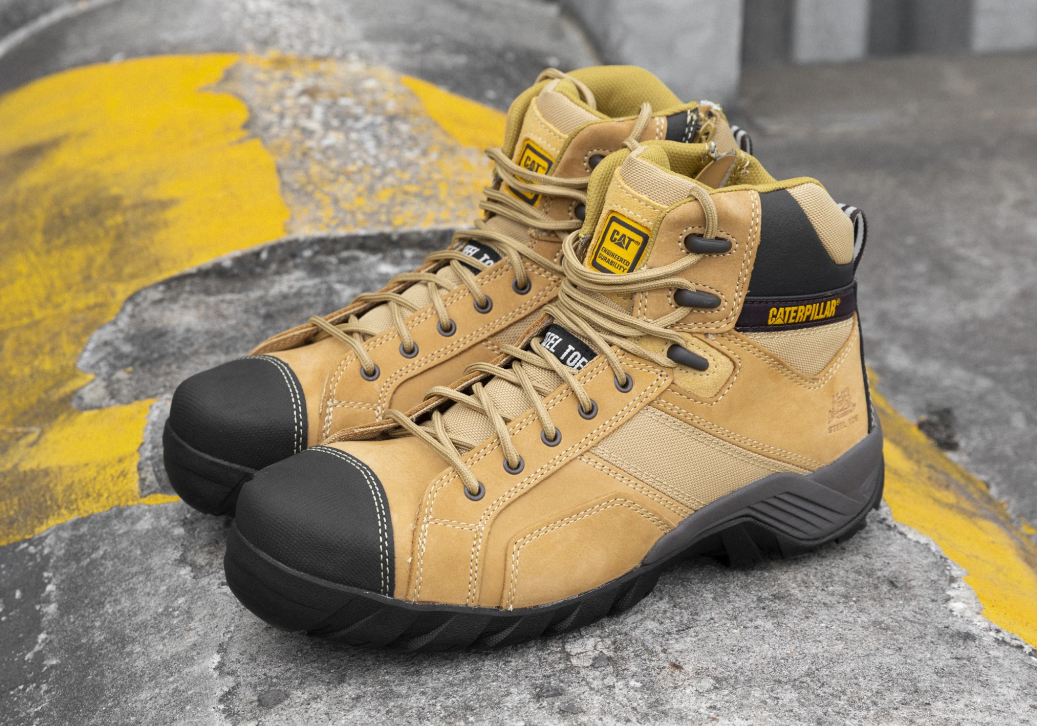 CAT Argon Steel Toe Zip Boot