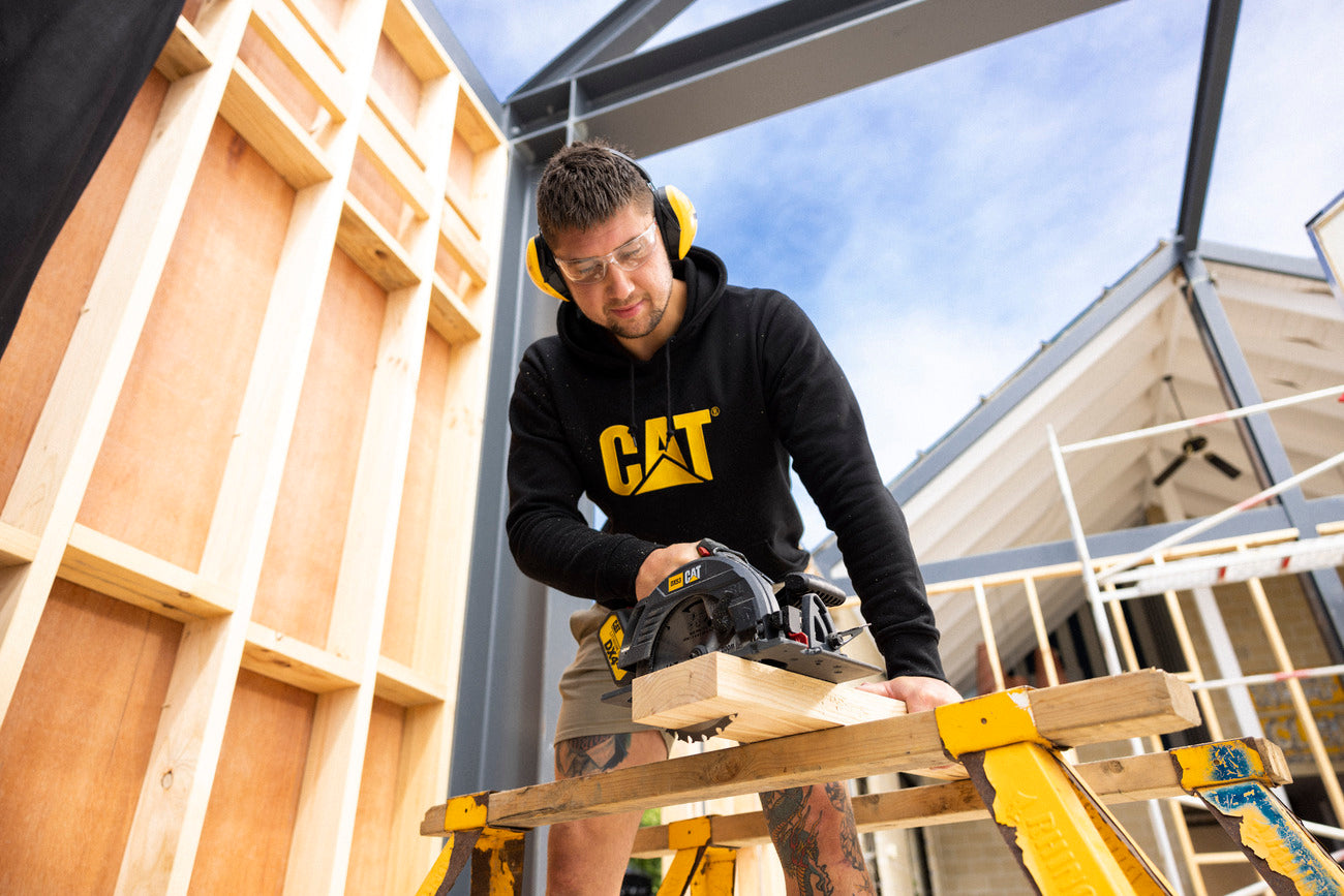 CAT Trademark Hooded Sweat