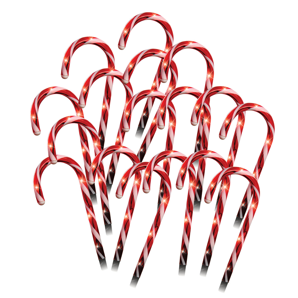 LED Path Candy Canes 20pk