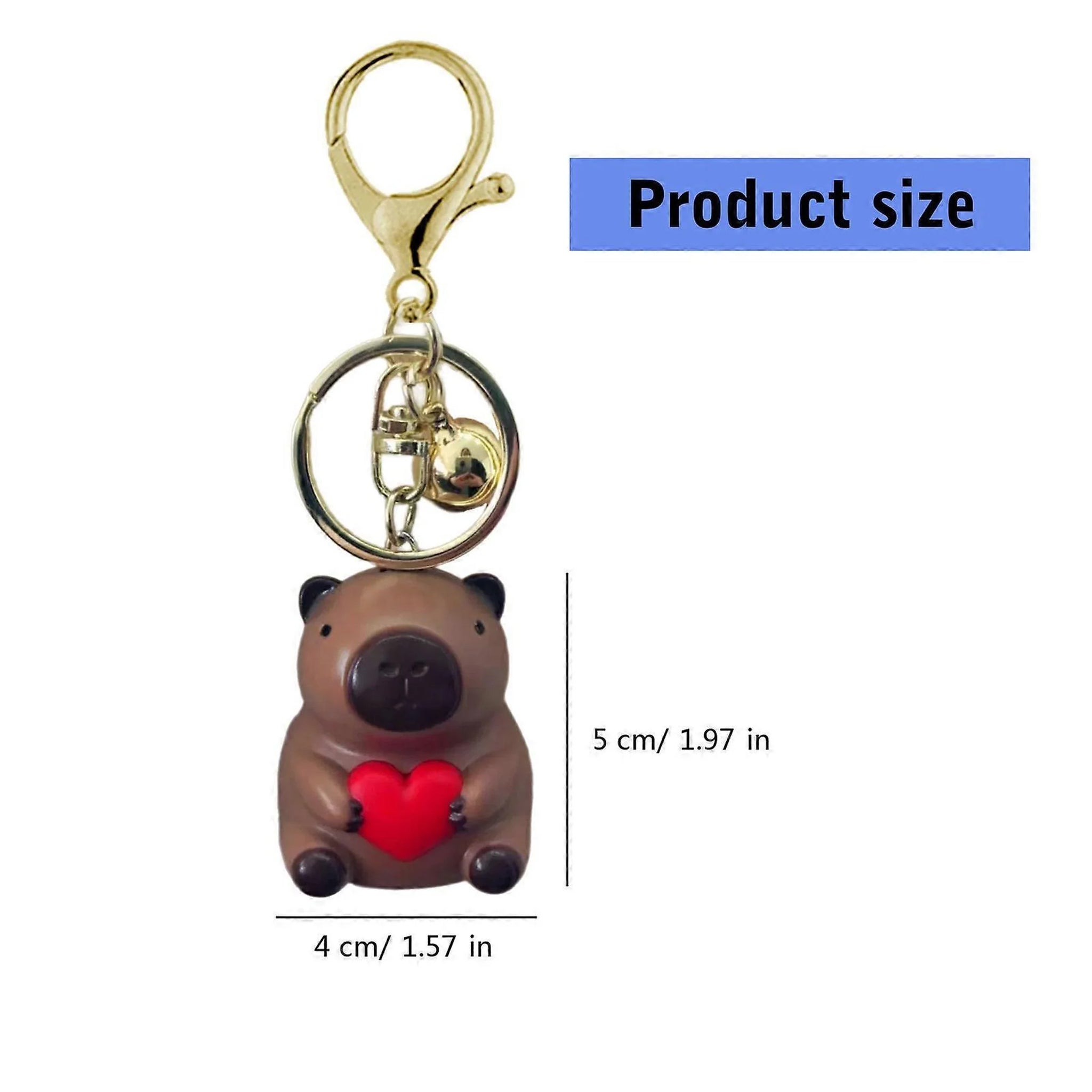 Capybara Talking Keychain assorted