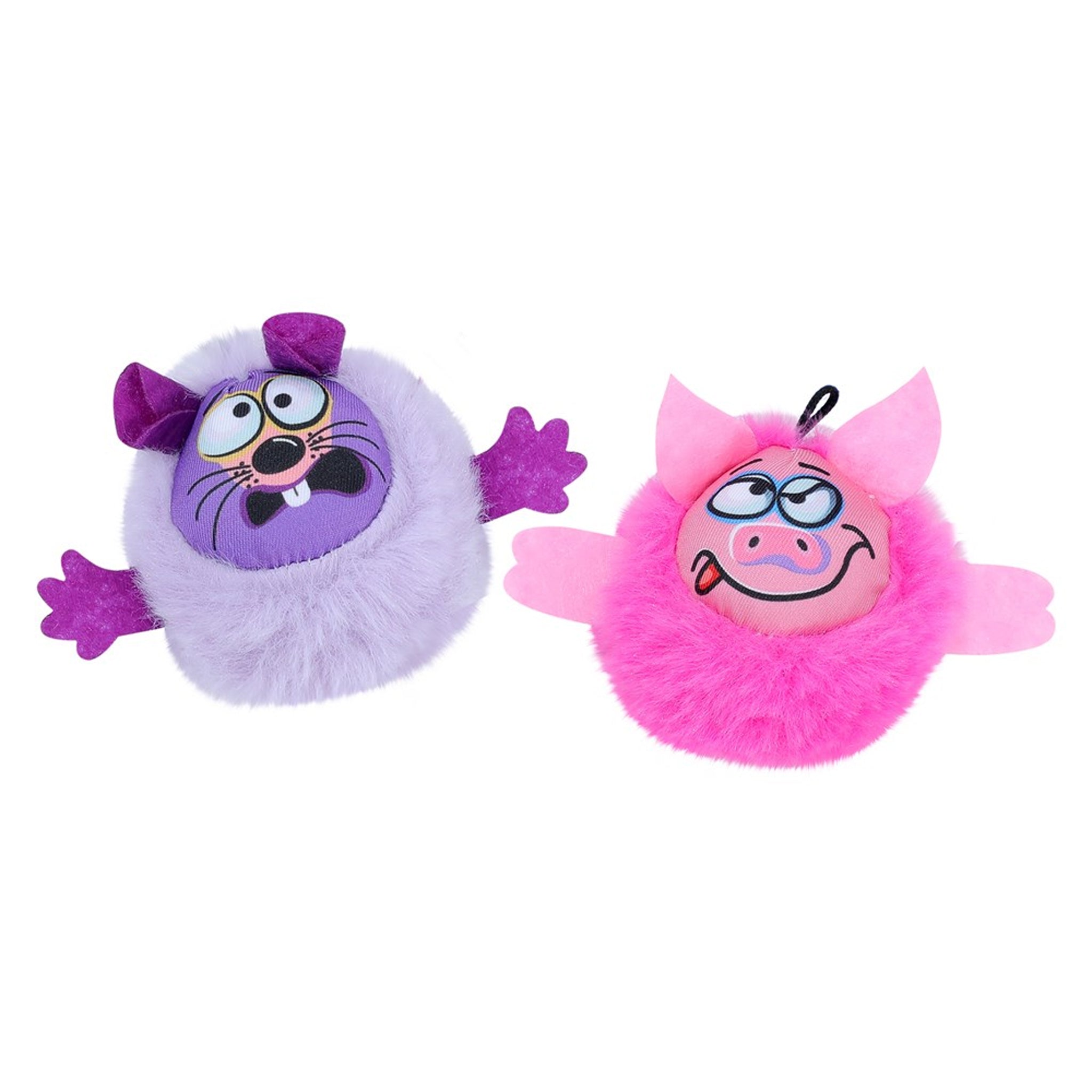 Swap & Swish Changeable Cat Dangler – 40cm (Pink/Purple)