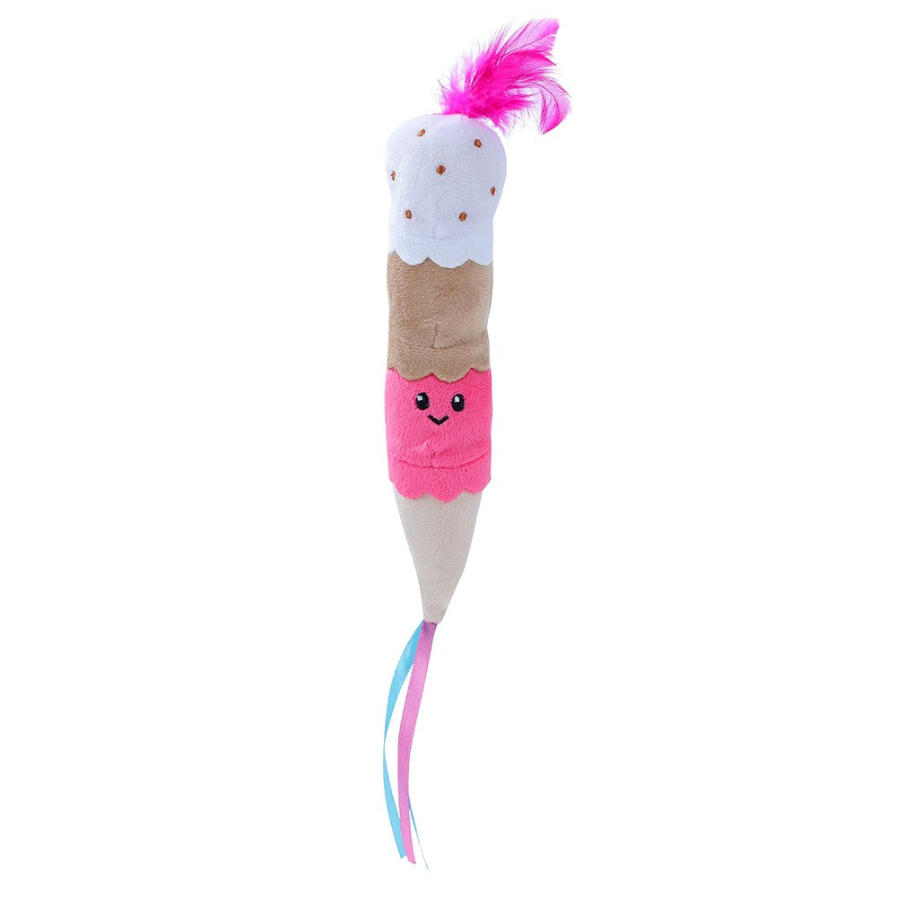 Cara Cat Ice Cream Plush Toy (15cm) – Assorted