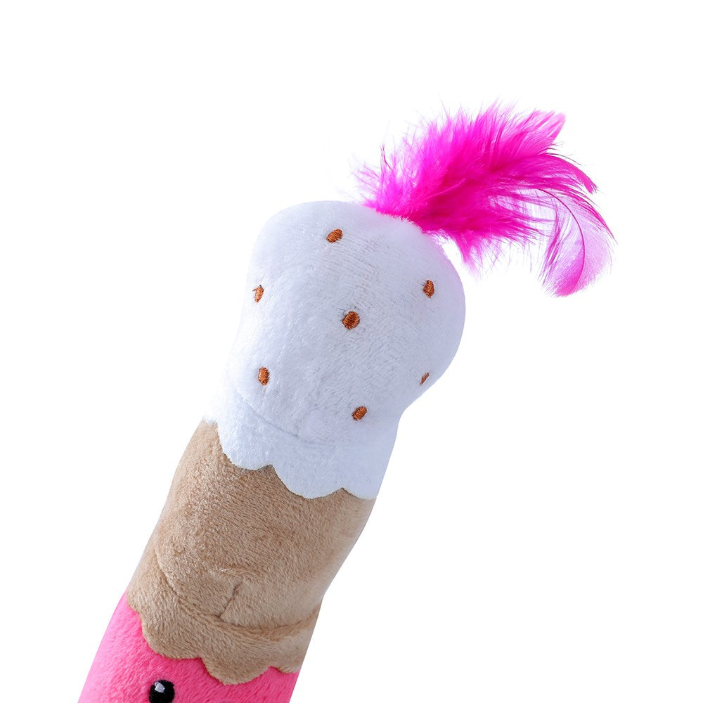 Cara Cat Ice Cream Plush Toy (15cm) – Assorted