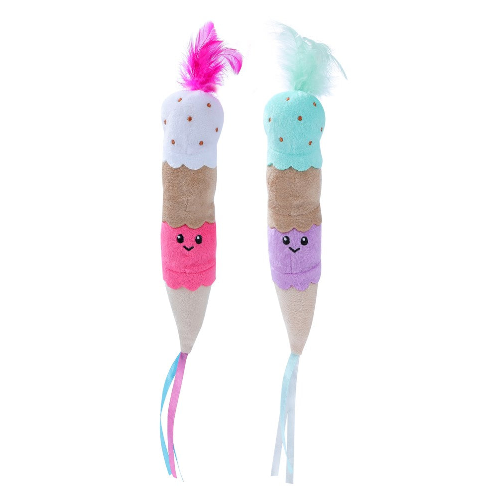 Cara Cat Ice Cream Plush Toy (15cm) – Assorted