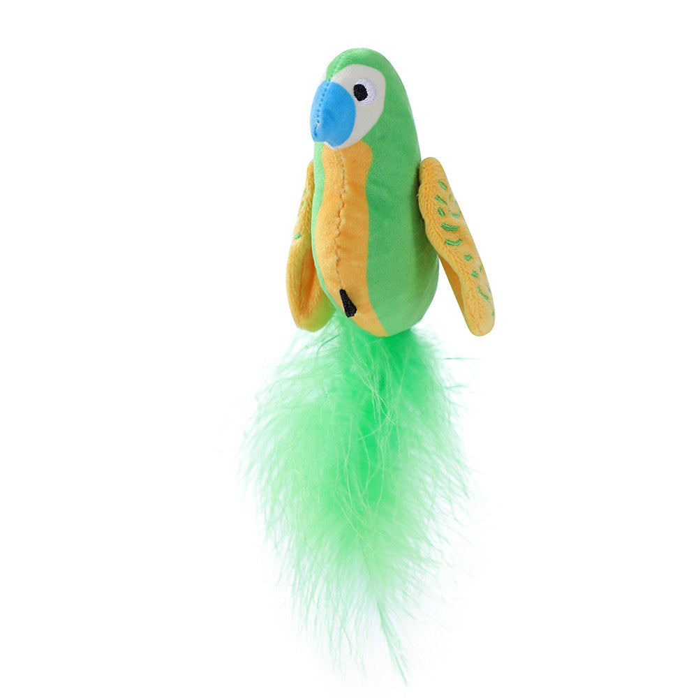 Cara Cat Plush Bird Cat Toy (17cm) – Assorted