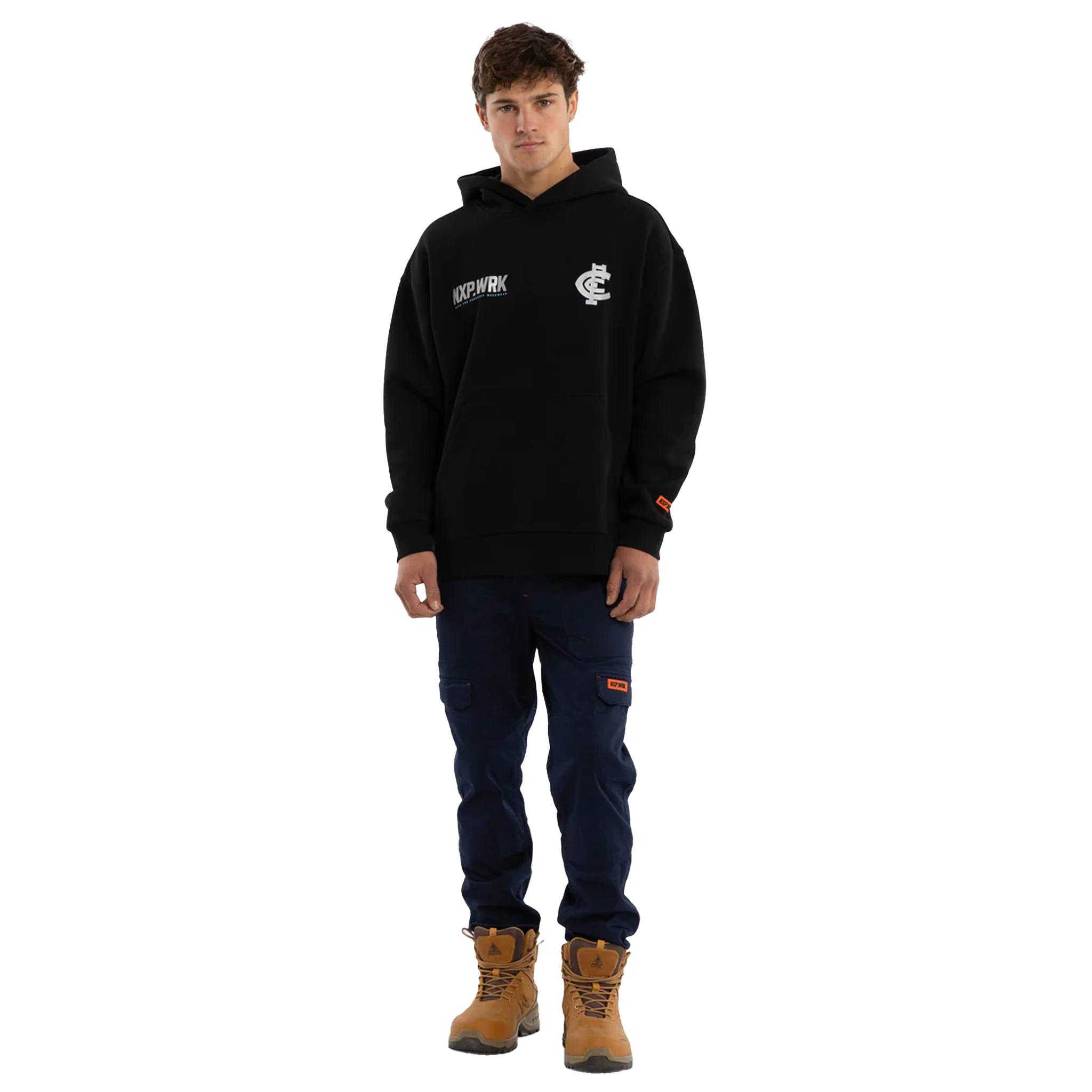 Carlton Blues Subject Hoodie Jet Black