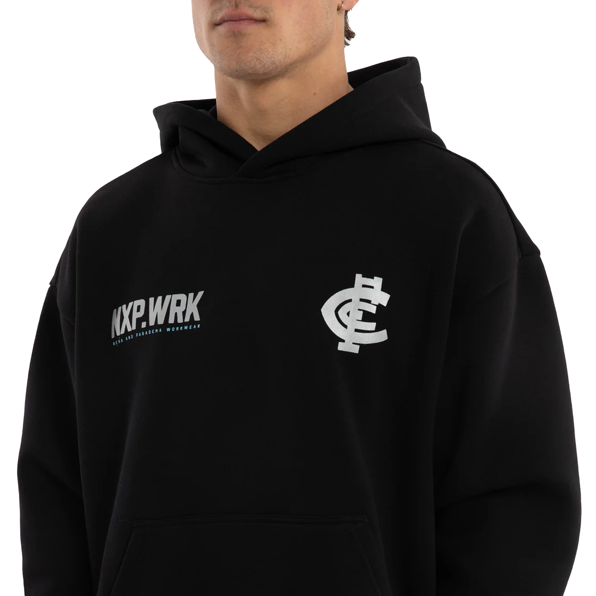 Carlton Blues Subject Hoodie Jet Black