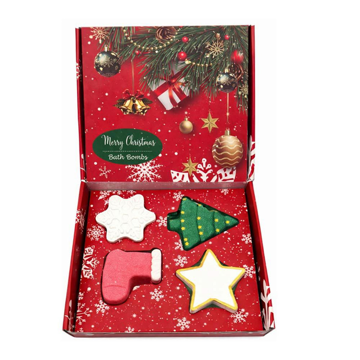 Christmas Bath Fizzer Set