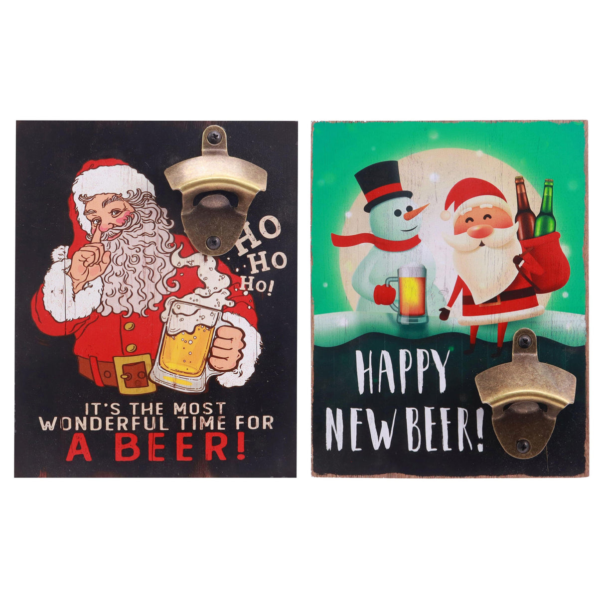 Christmas Beer Opener Sign Assorted