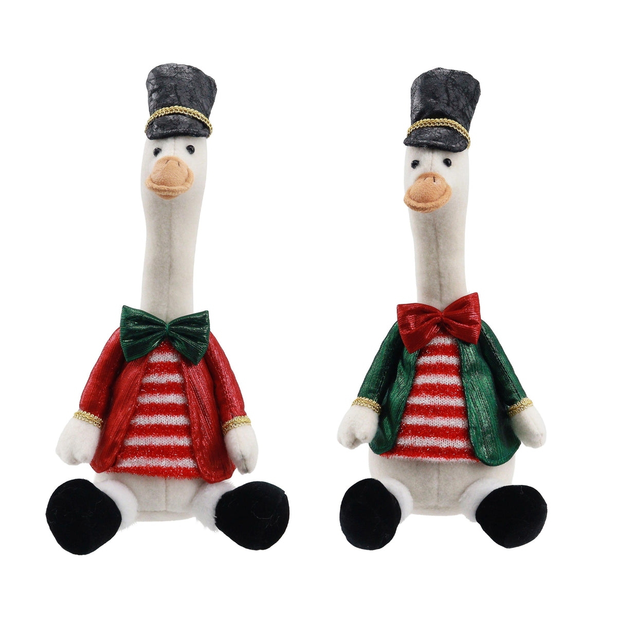 Christmas Dressed Goose Sitting Assorted