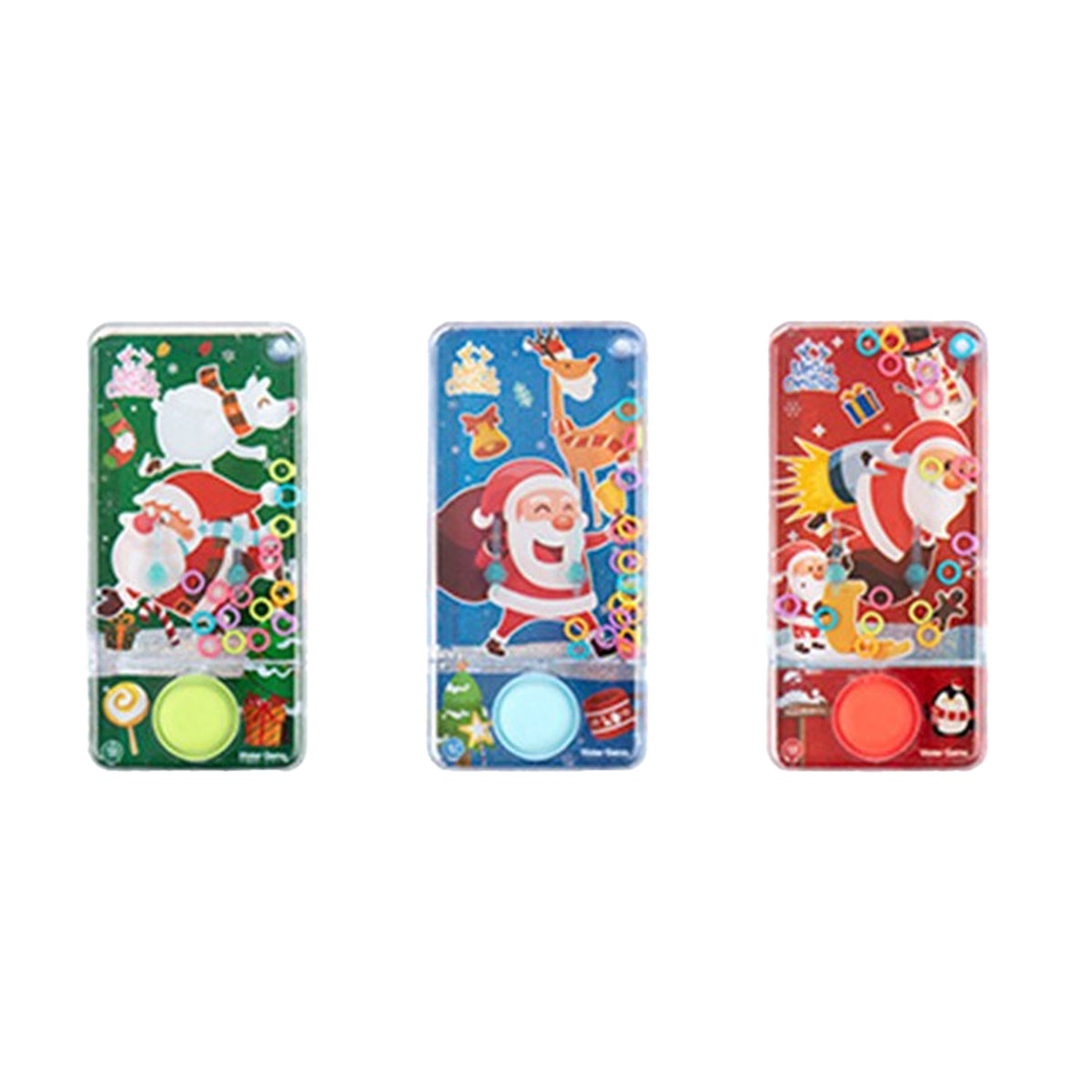 Christmas Handheld Water Ring Toss Game Assorted