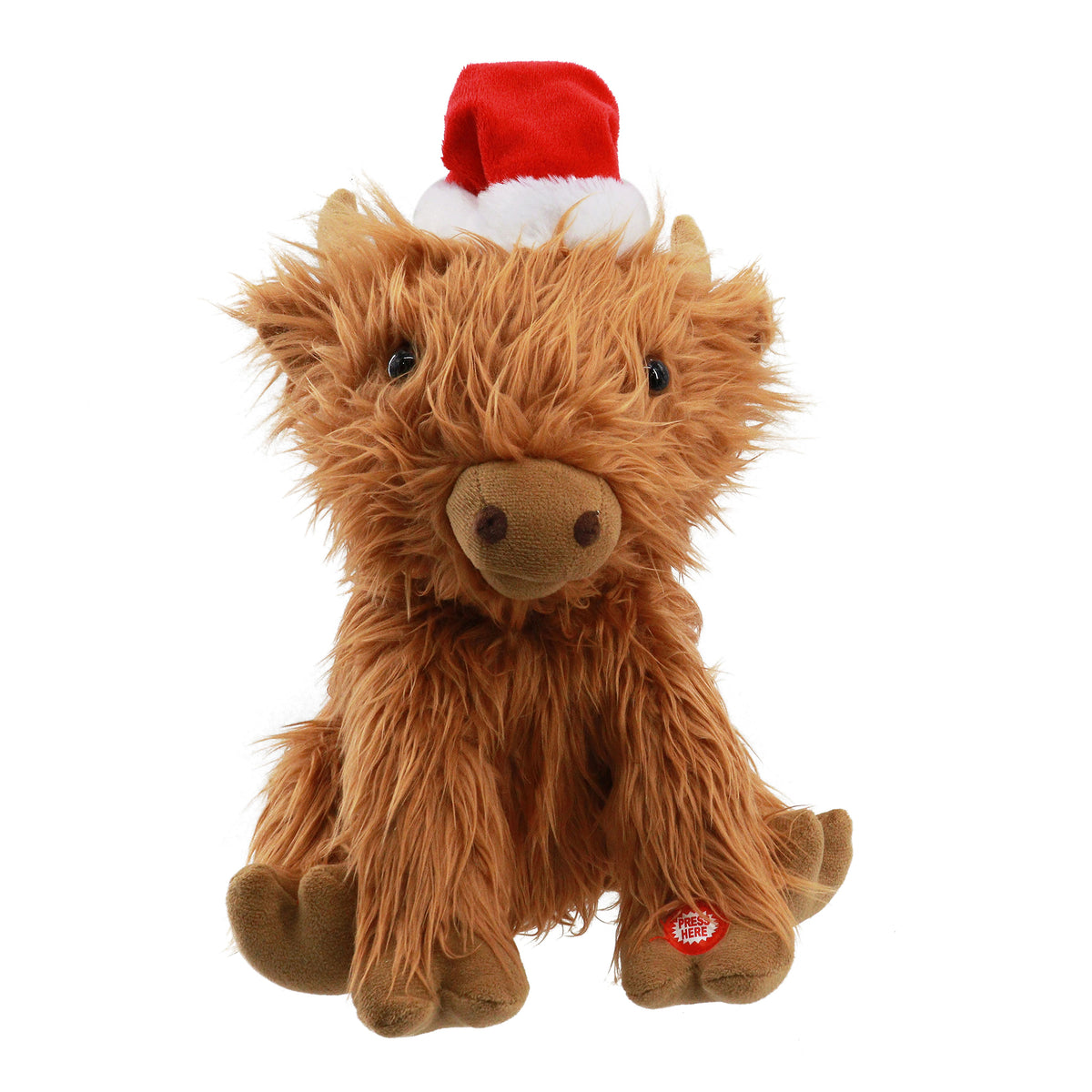Christmas Highland Cow Musical Assorted